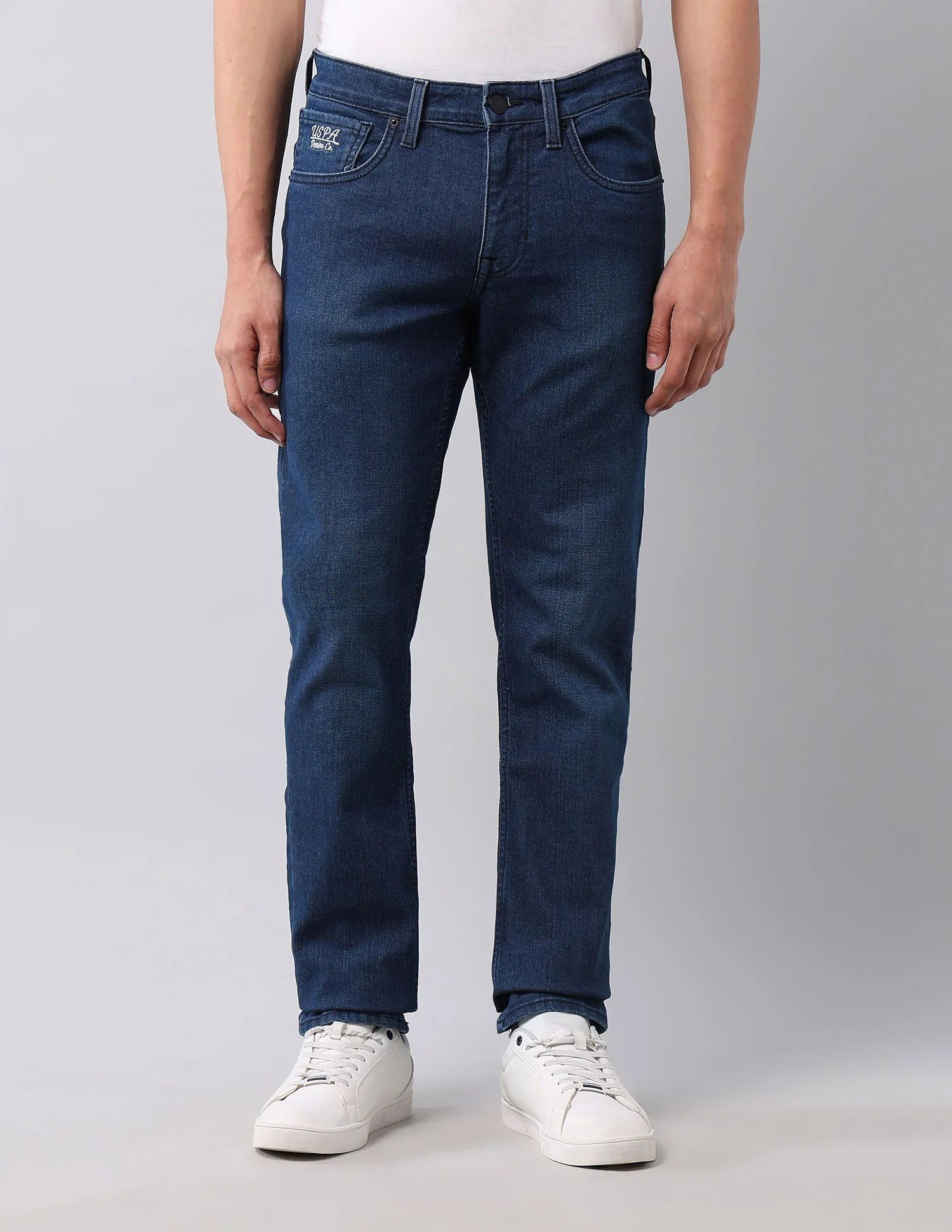 Brandon Slim Tapered Fit Blue Jeans - Image 6