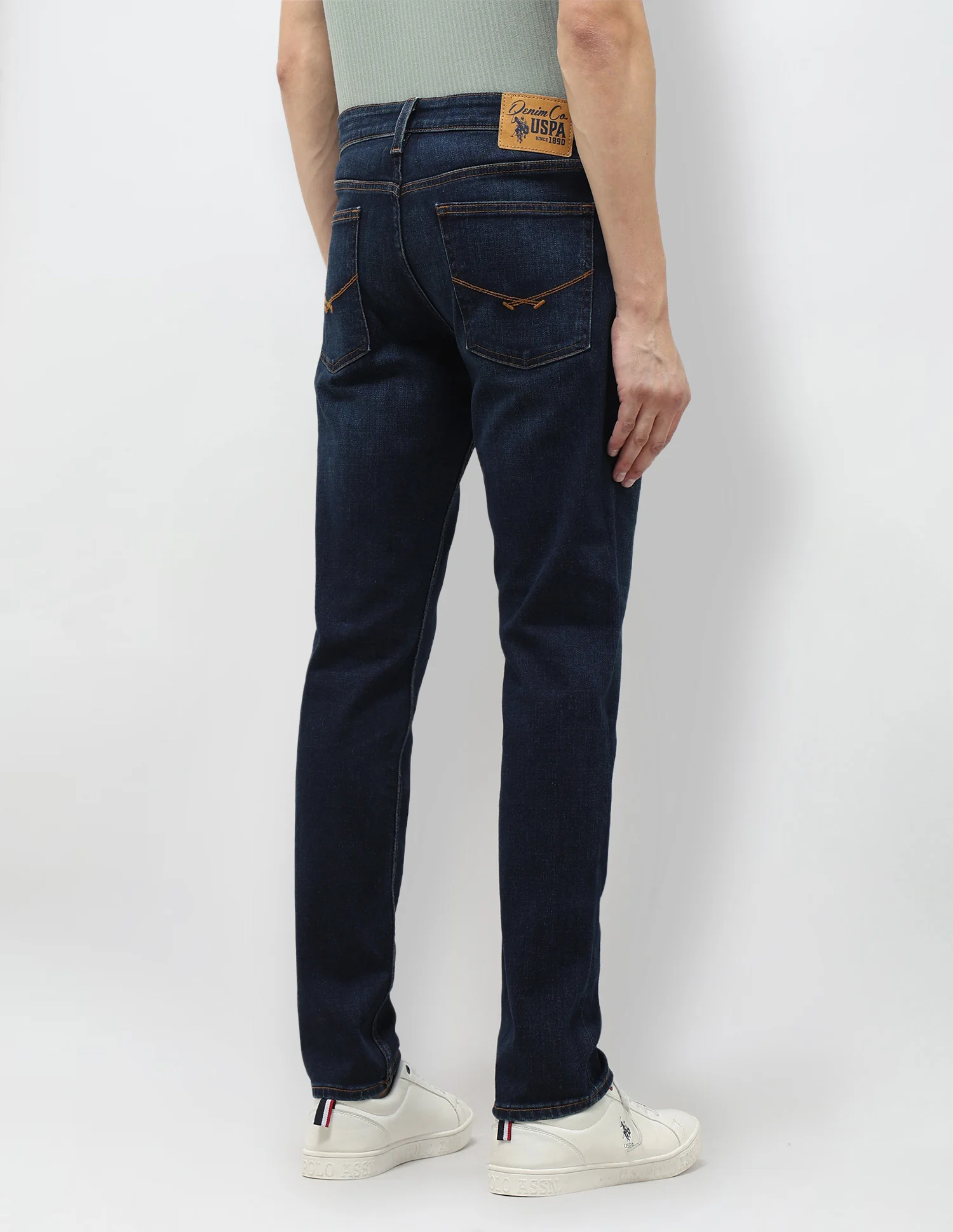 Brandon Slim Tapered Fit Blue Jeans - Image 5