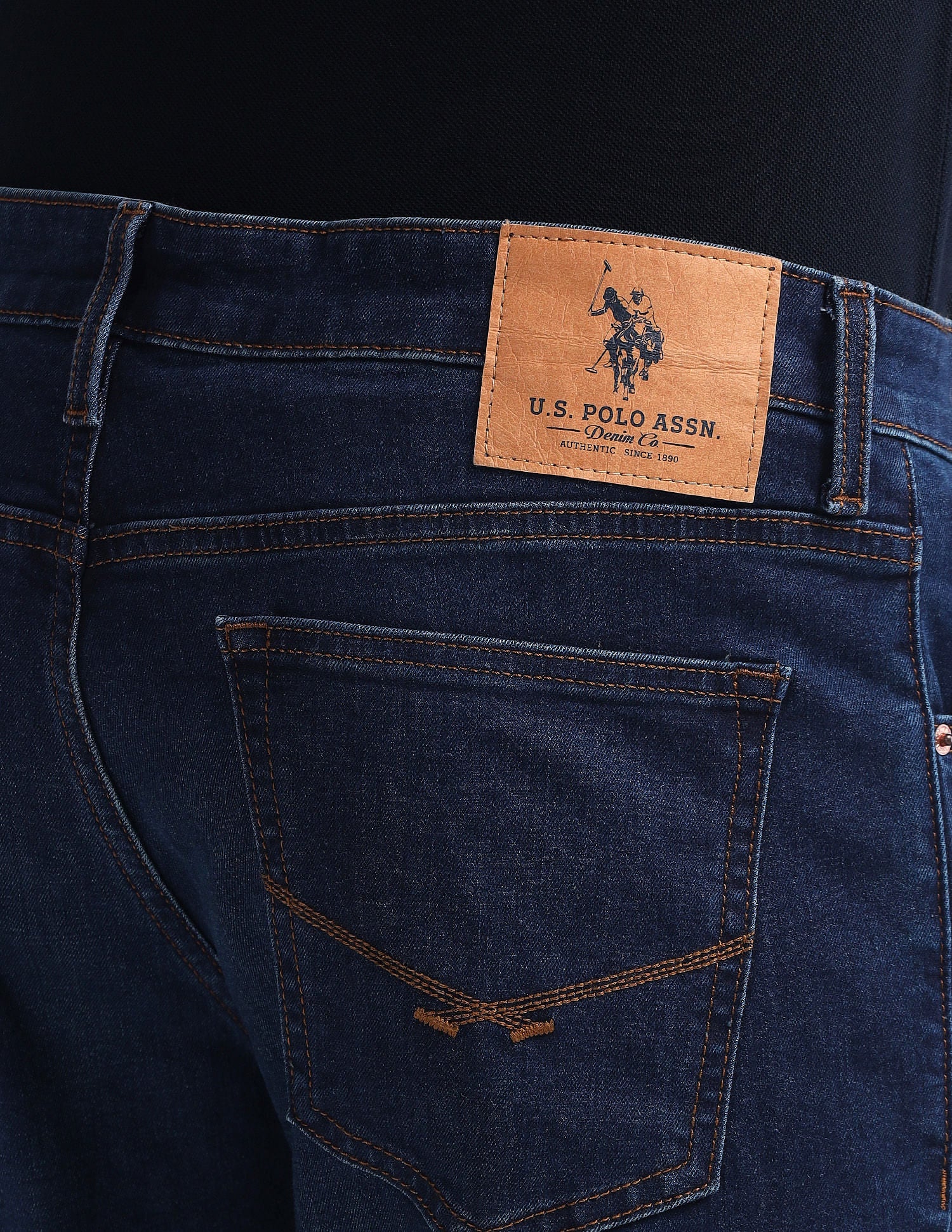 Brandon Slim Tapered Fit Blue Jeans - Image 7