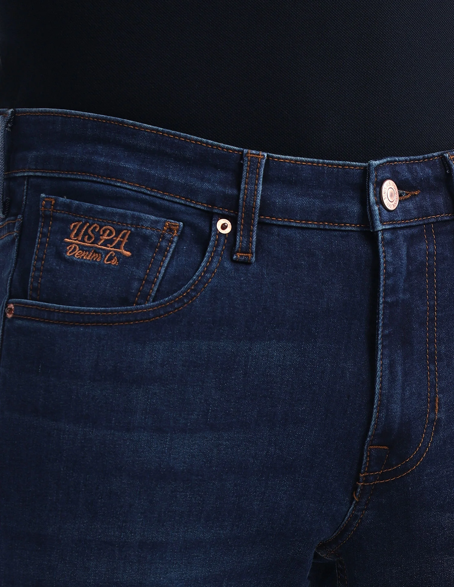 Brandon Slim Tapered Fit Blue Jeans - Image 8