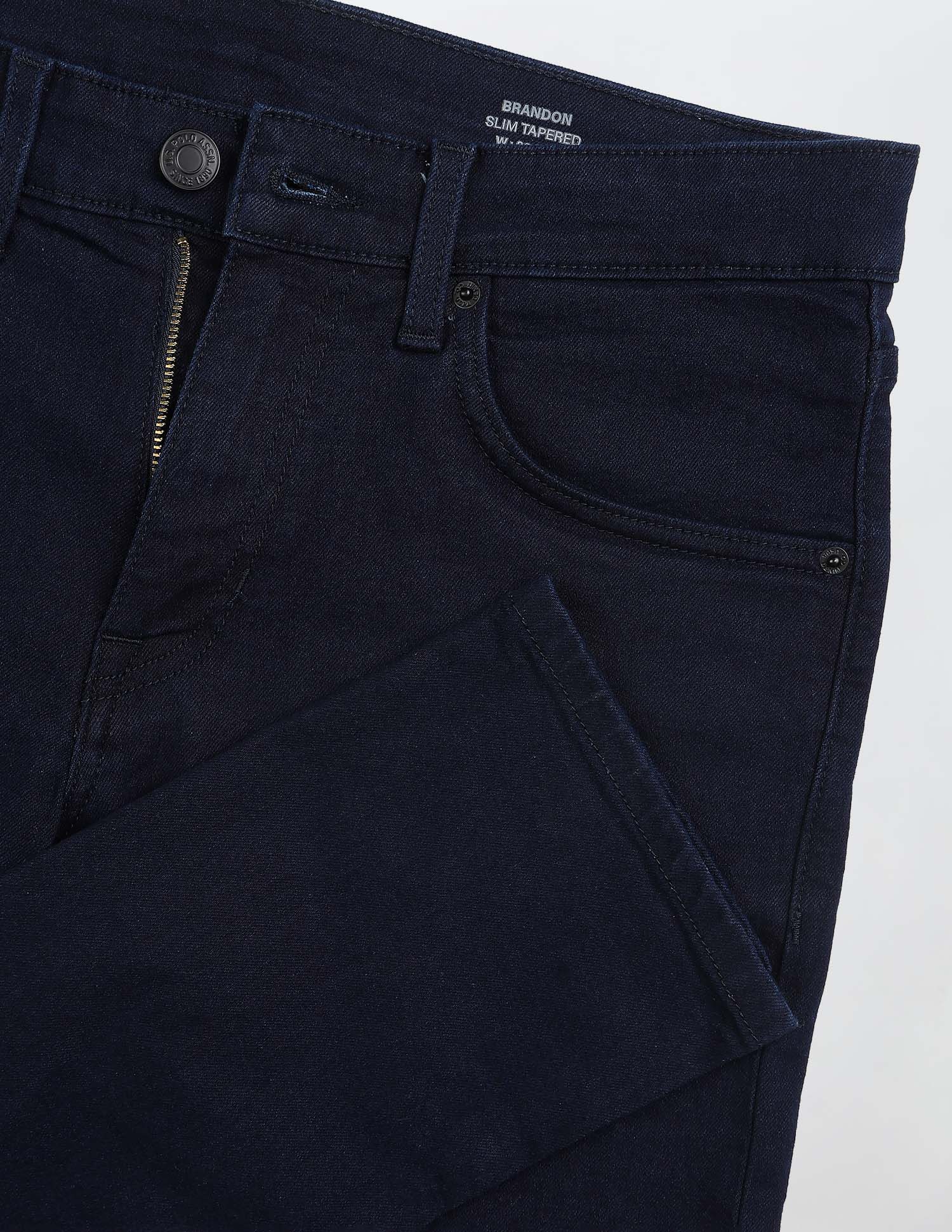 Brandon Slim Tapered Fit Blue Jeans - Image 2