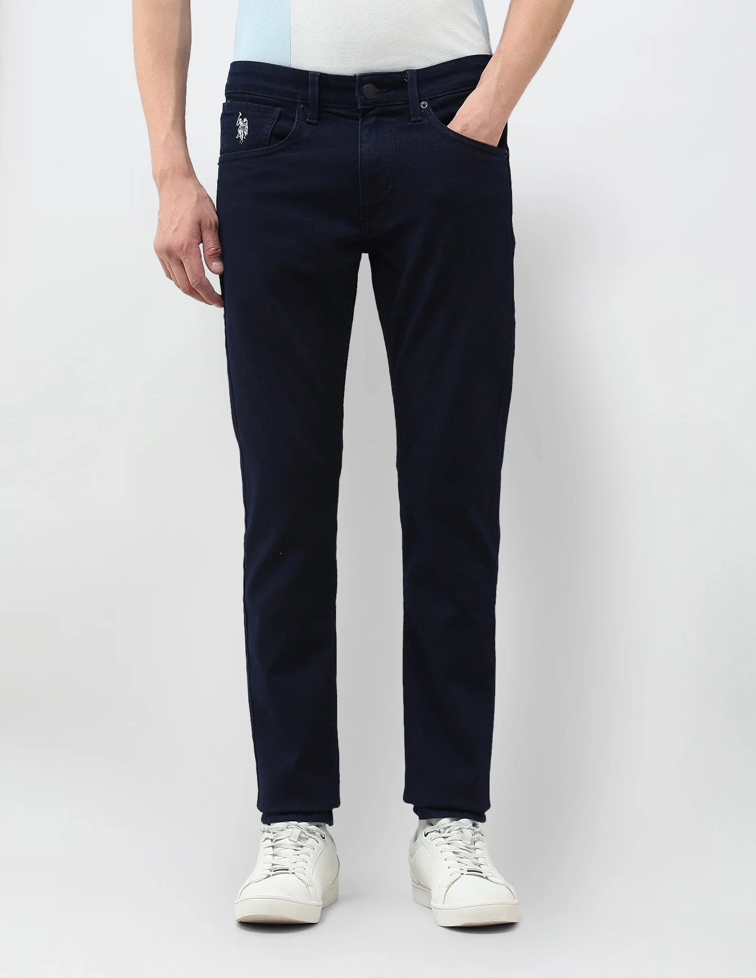 Brandon Slim Tapered Fit Blue Jeans - Image 6