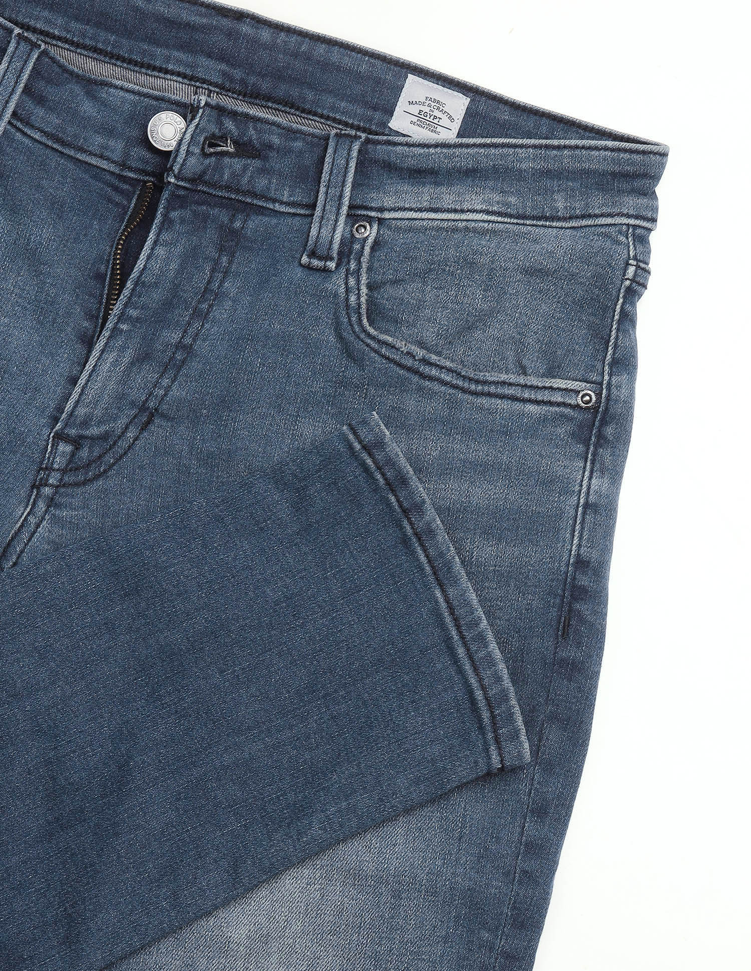 Brandon Slim Tapered Fit Grey Jeans - Image 2