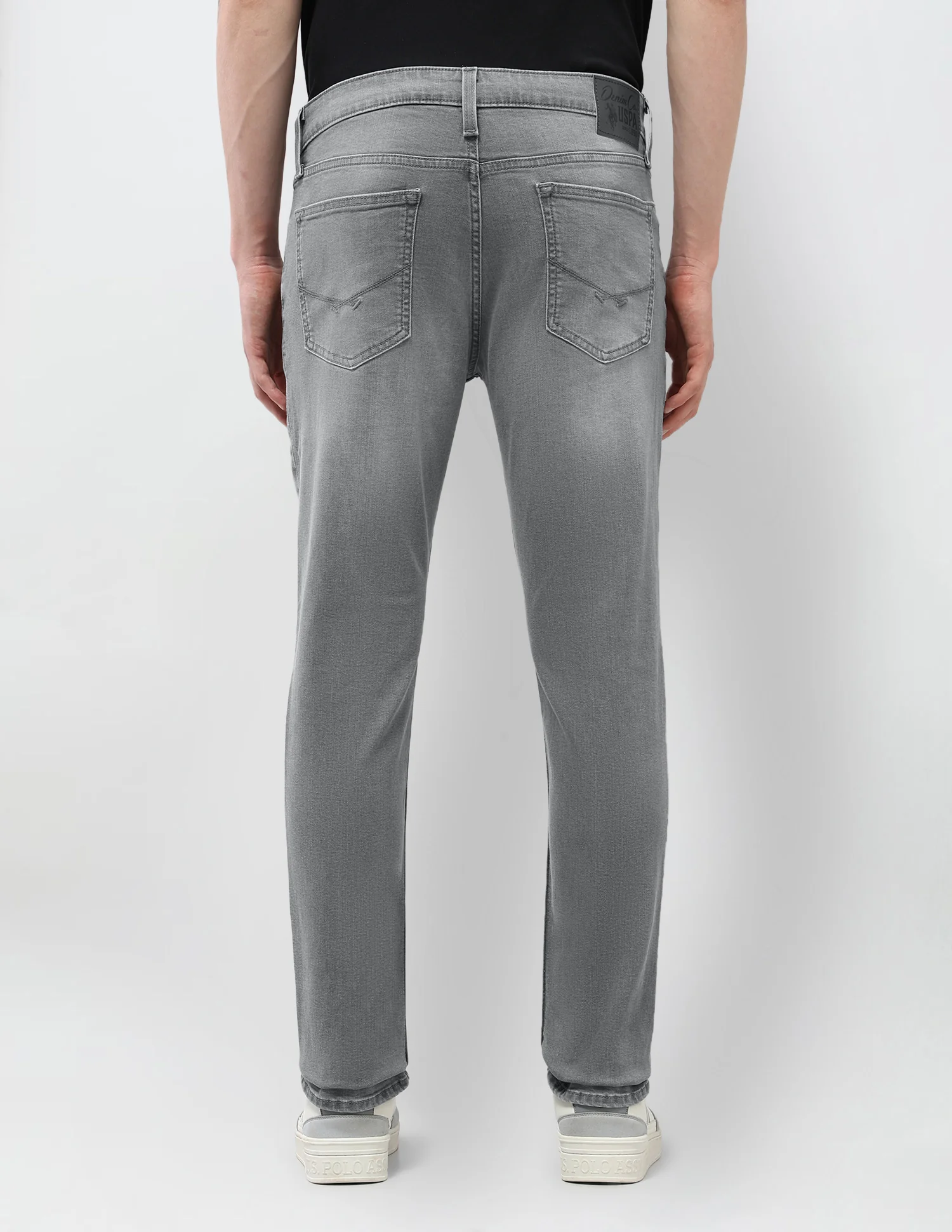 Brandon Slim Tapered Fit Grey Jeans - Image 5