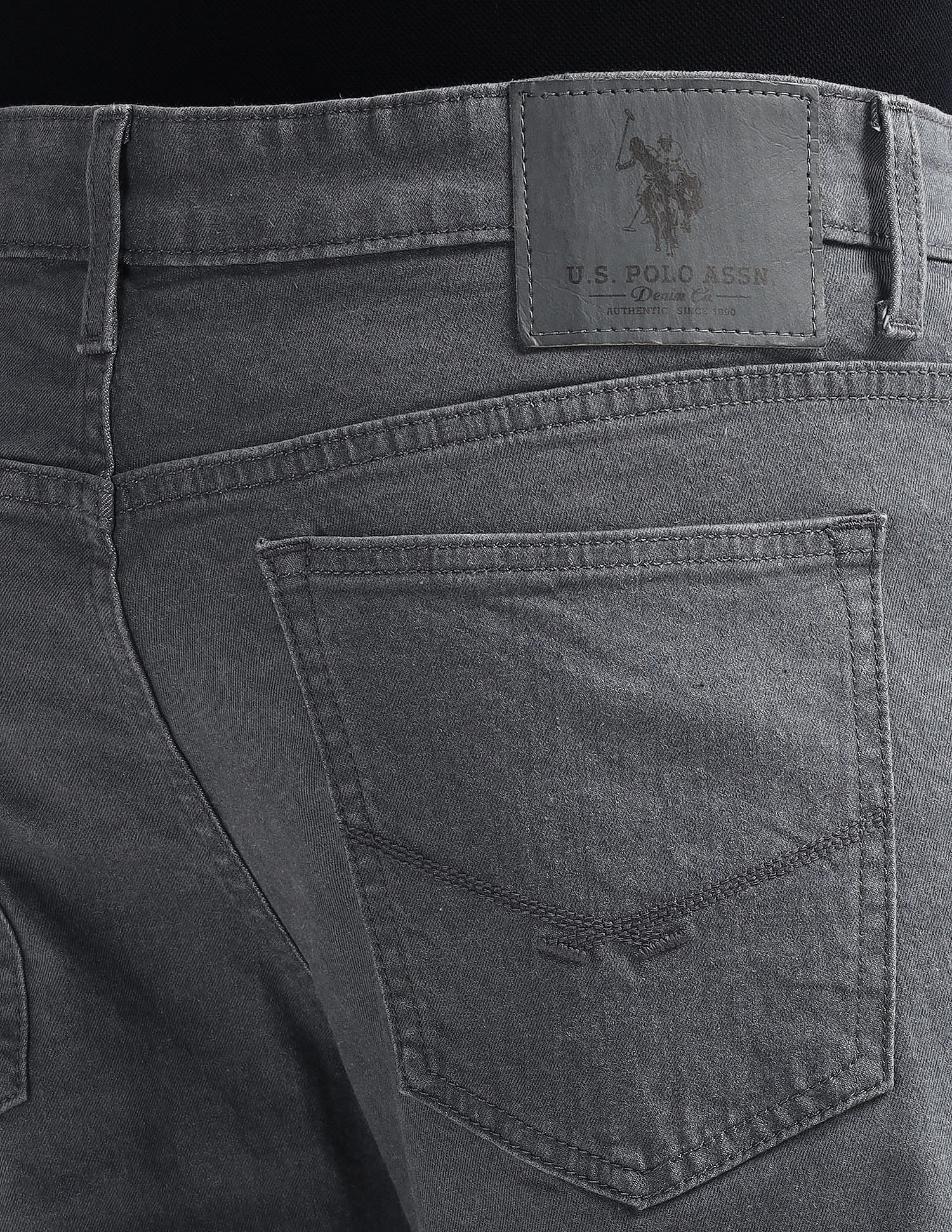 Brandon Slim Tapered Fit Grey Jeans - Image 8