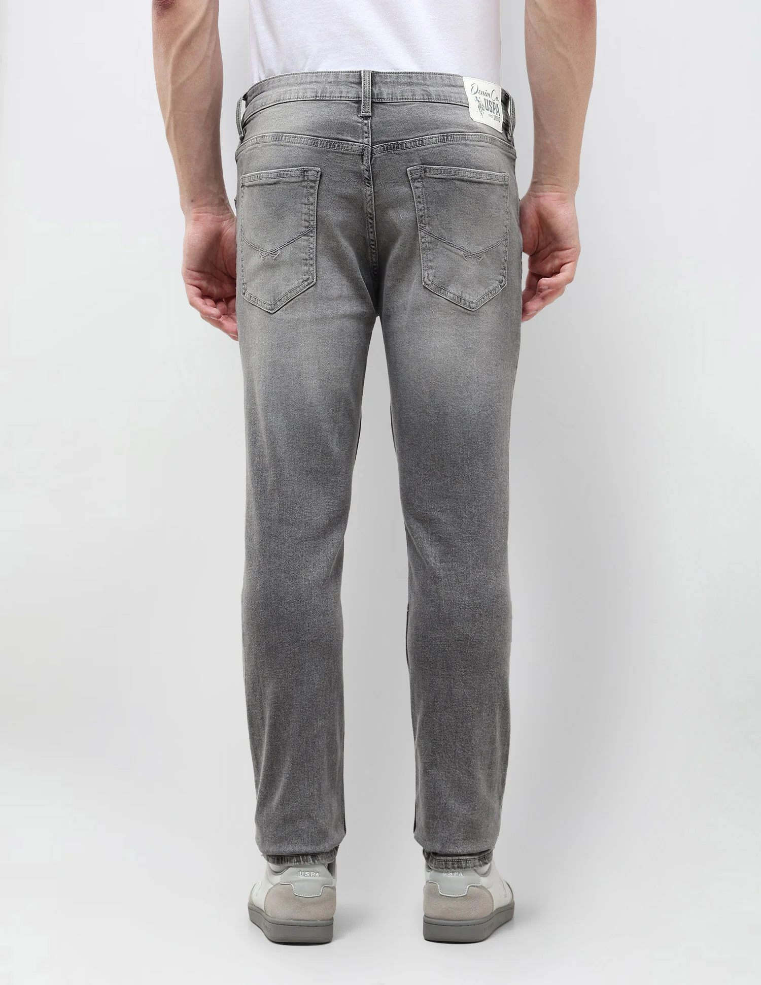 Brandon Slim Tapered Fit Grey Jeans - Image 5