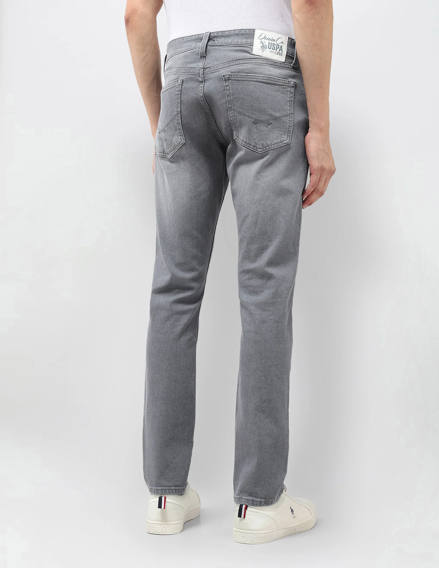 Brandon Slim Tapered Fit Grey Jeans - Image 5