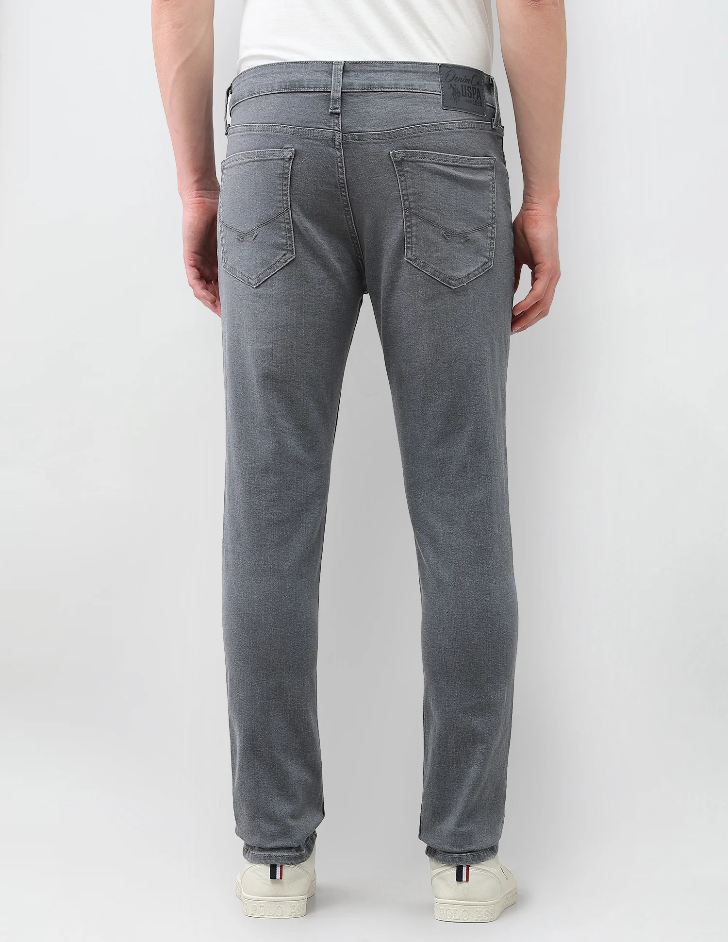Brandon Slim Tapered Fit Grey Jeans - Image 5