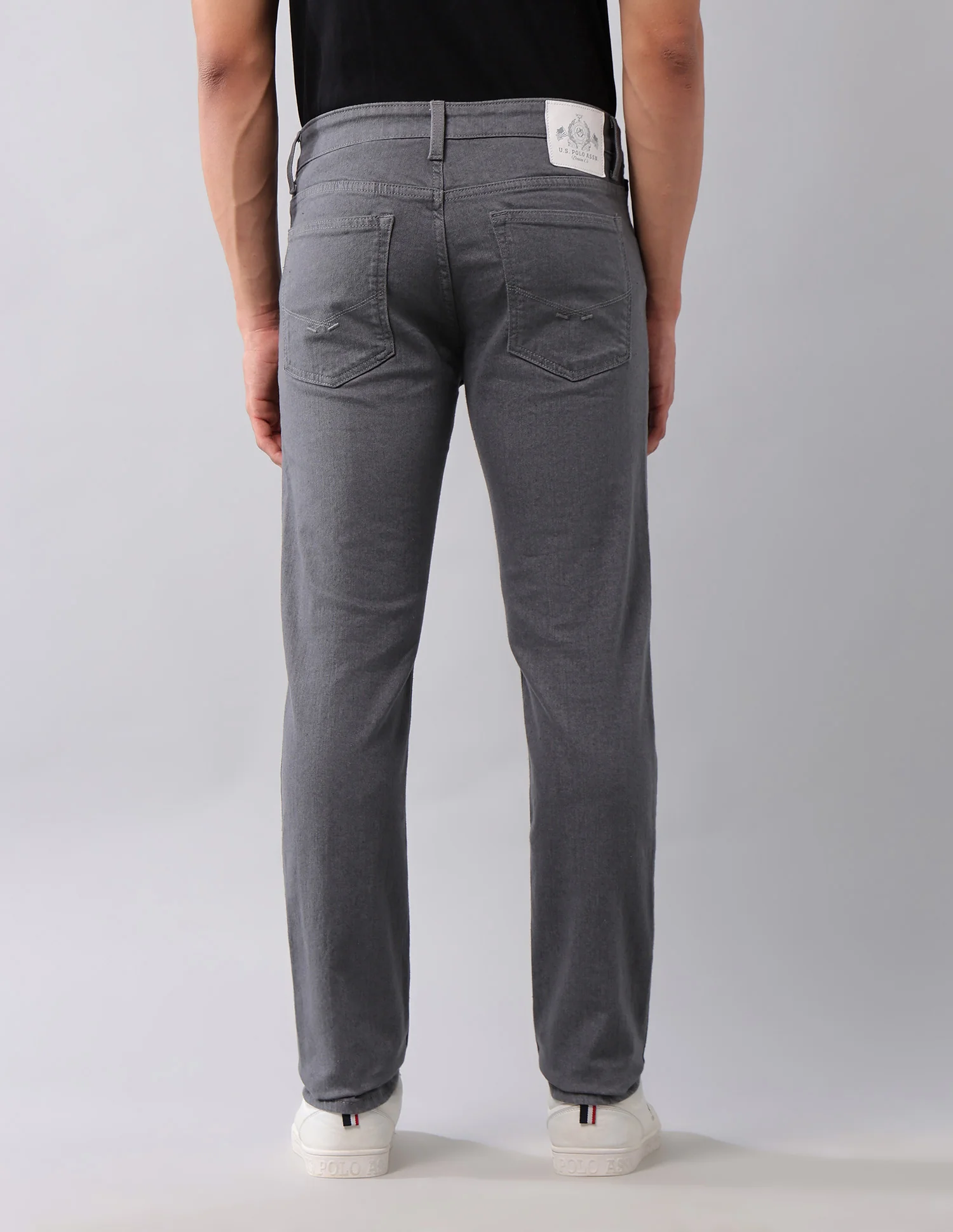 Brandon Slim Tapered Fit Grey Jeans - Image 5