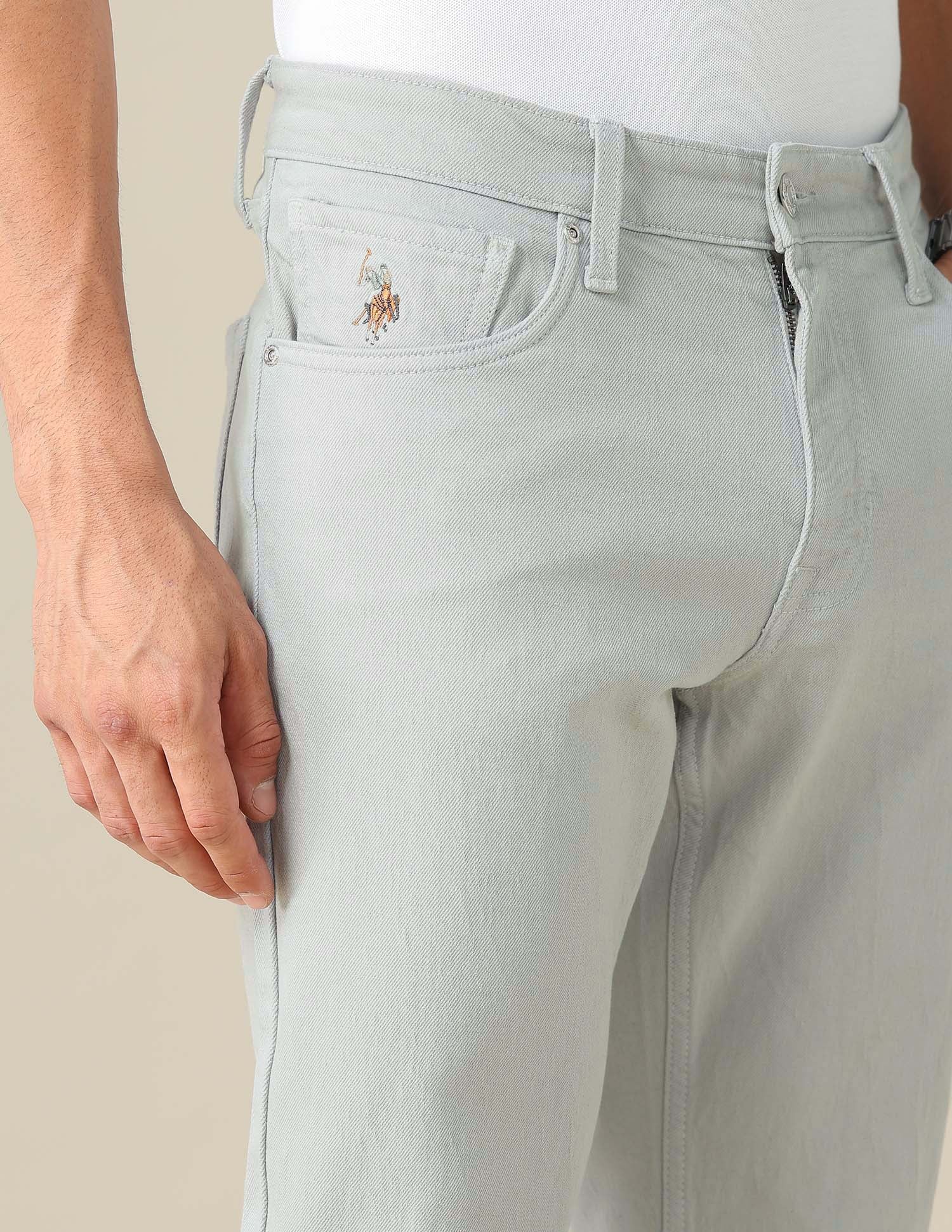 Brandon Slim Tapered Fit Grey Jeans - Image 7