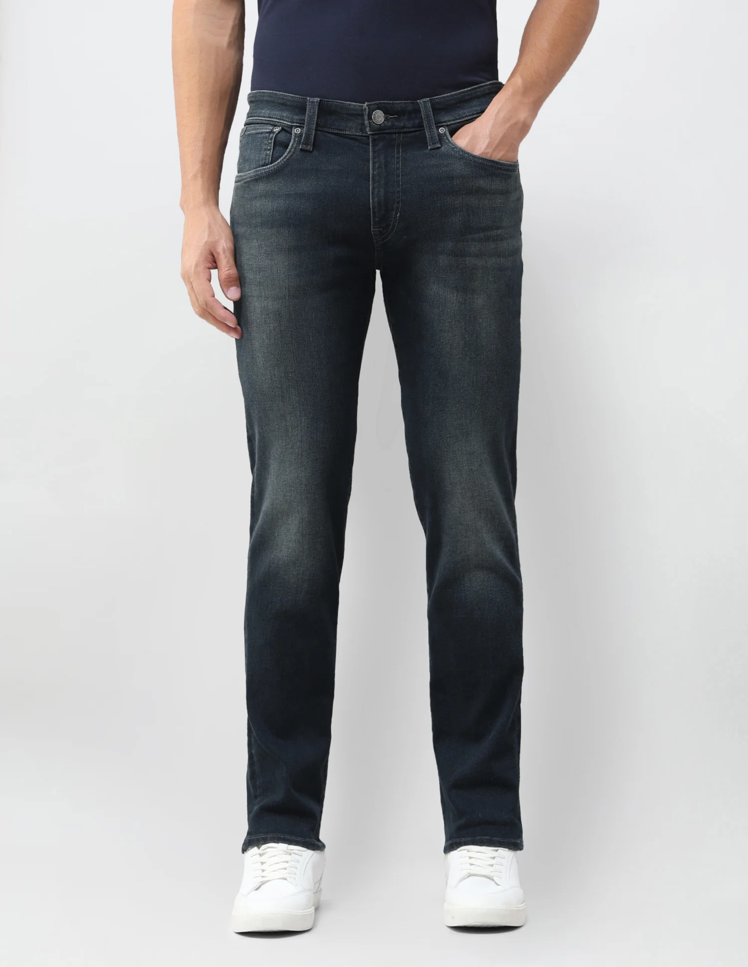 Brandon Slim Tapered Fit Grey Jeans - Image 6