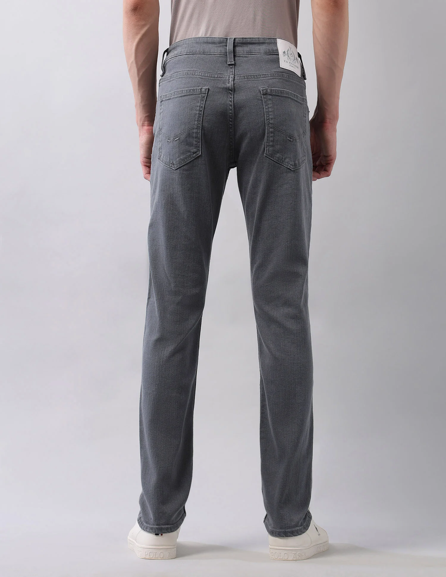 Brandon Slim Tapered Fit Grey Jeans - Image 5