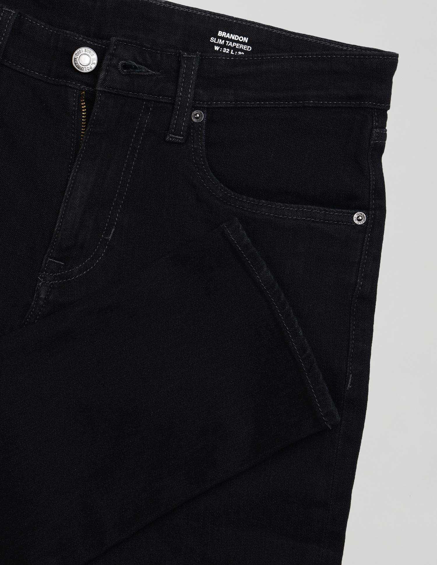 Brandon Slim Tapered Fit Grey Jeans - Image 2