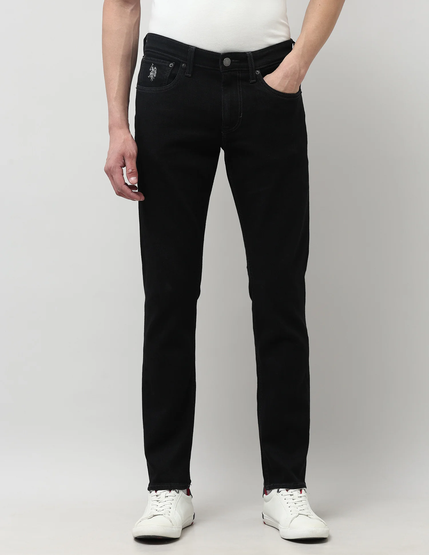 Brandon Slim Tapered Fit Grey Jeans - Image 6