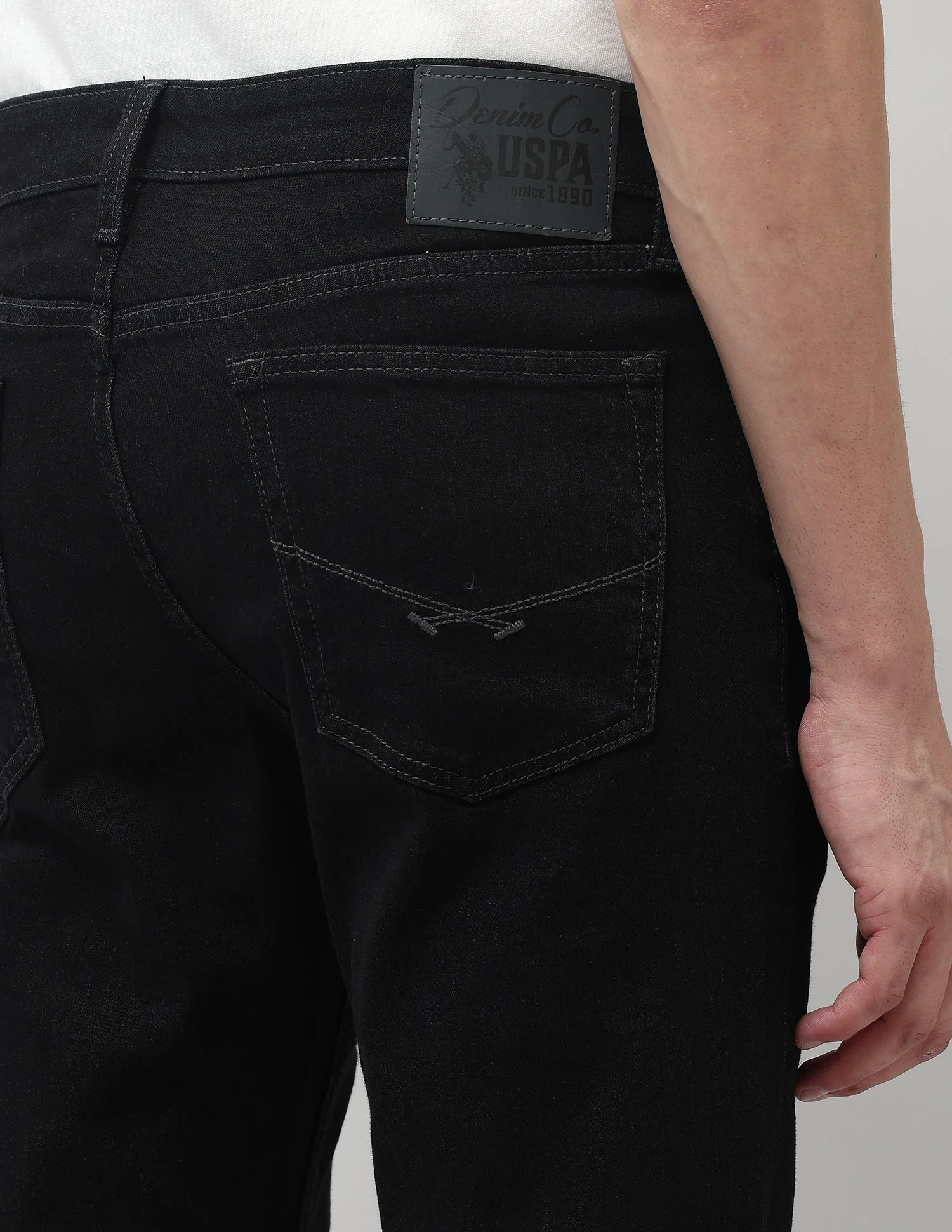 Brandon Slim Tapered Fit Grey Jeans - Image 8