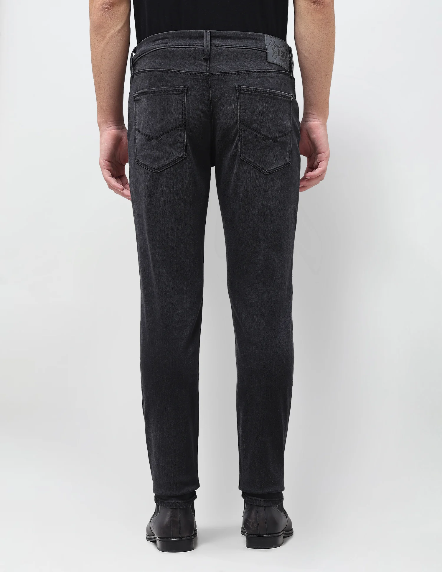 Brandon Slim Tapered Fit Grey Jeans - Image 5