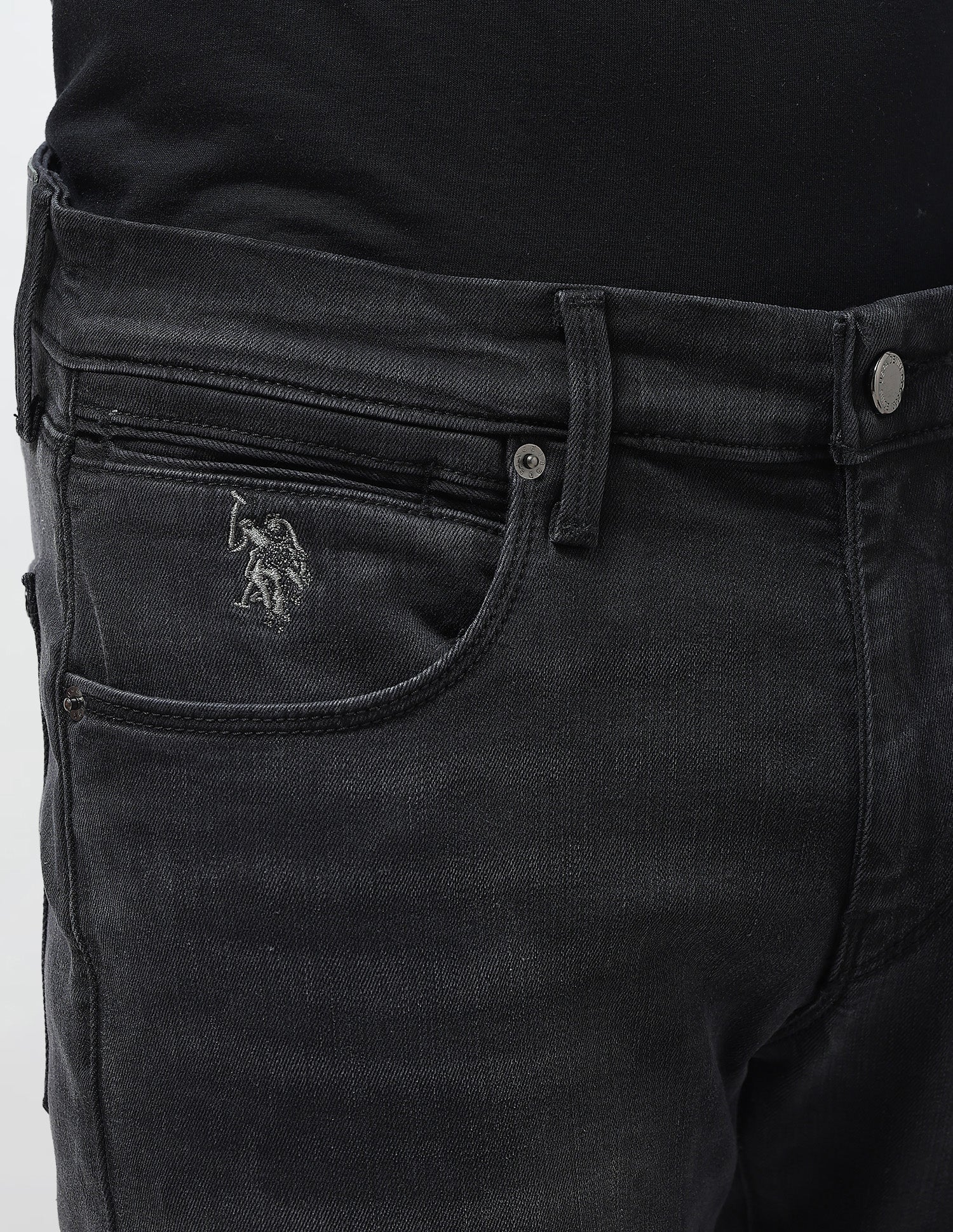 Brandon Slim Tapered Fit Grey Jeans - Image 7