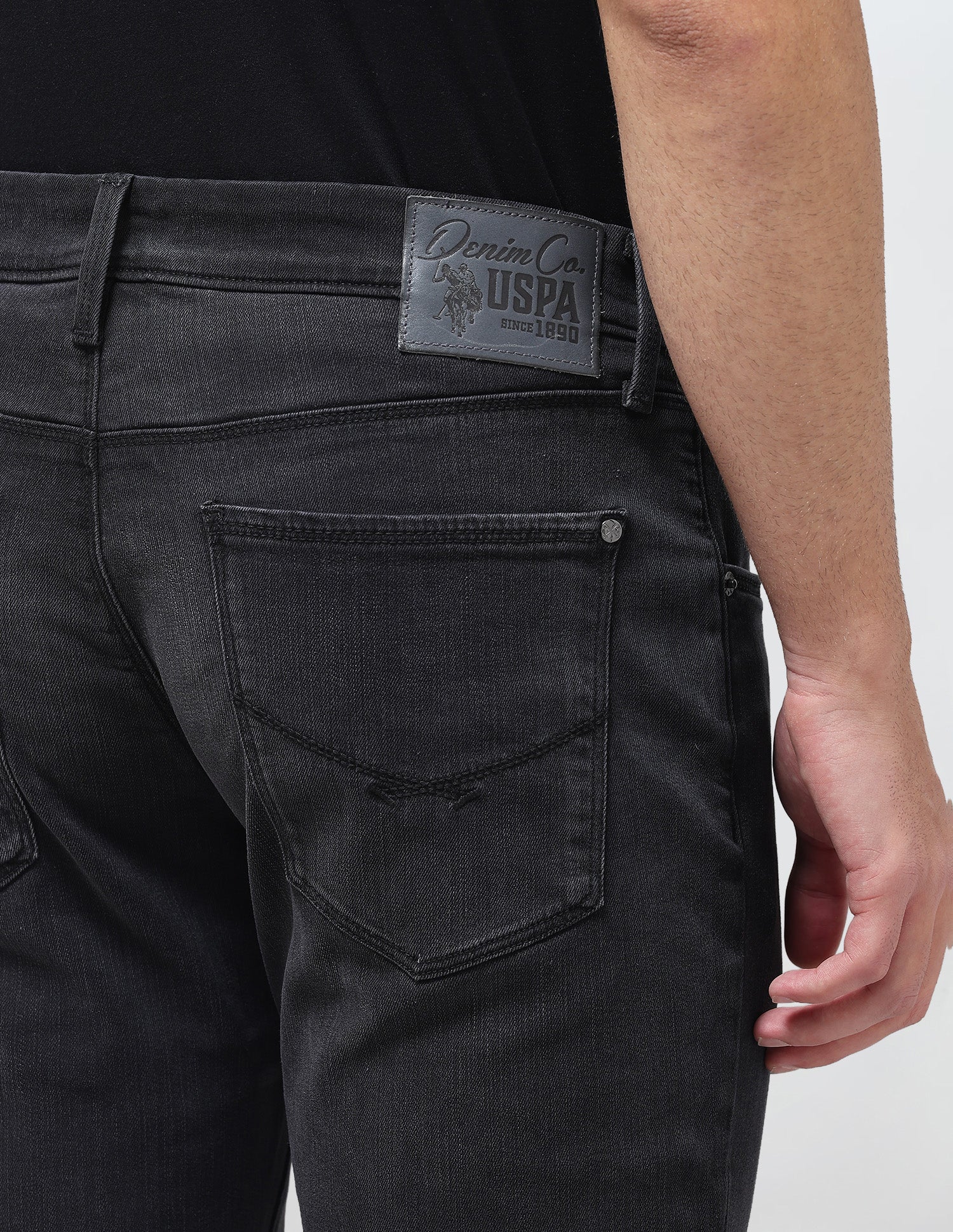Brandon Slim Tapered Fit Grey Jeans - Image 8