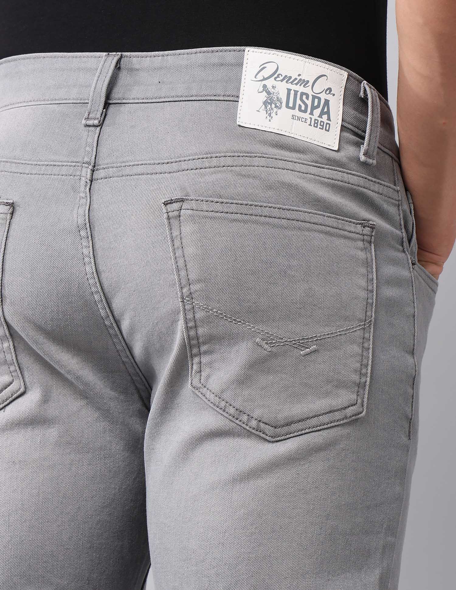 Brandon Slim Tapered Fit Grey Jeans - Image 8