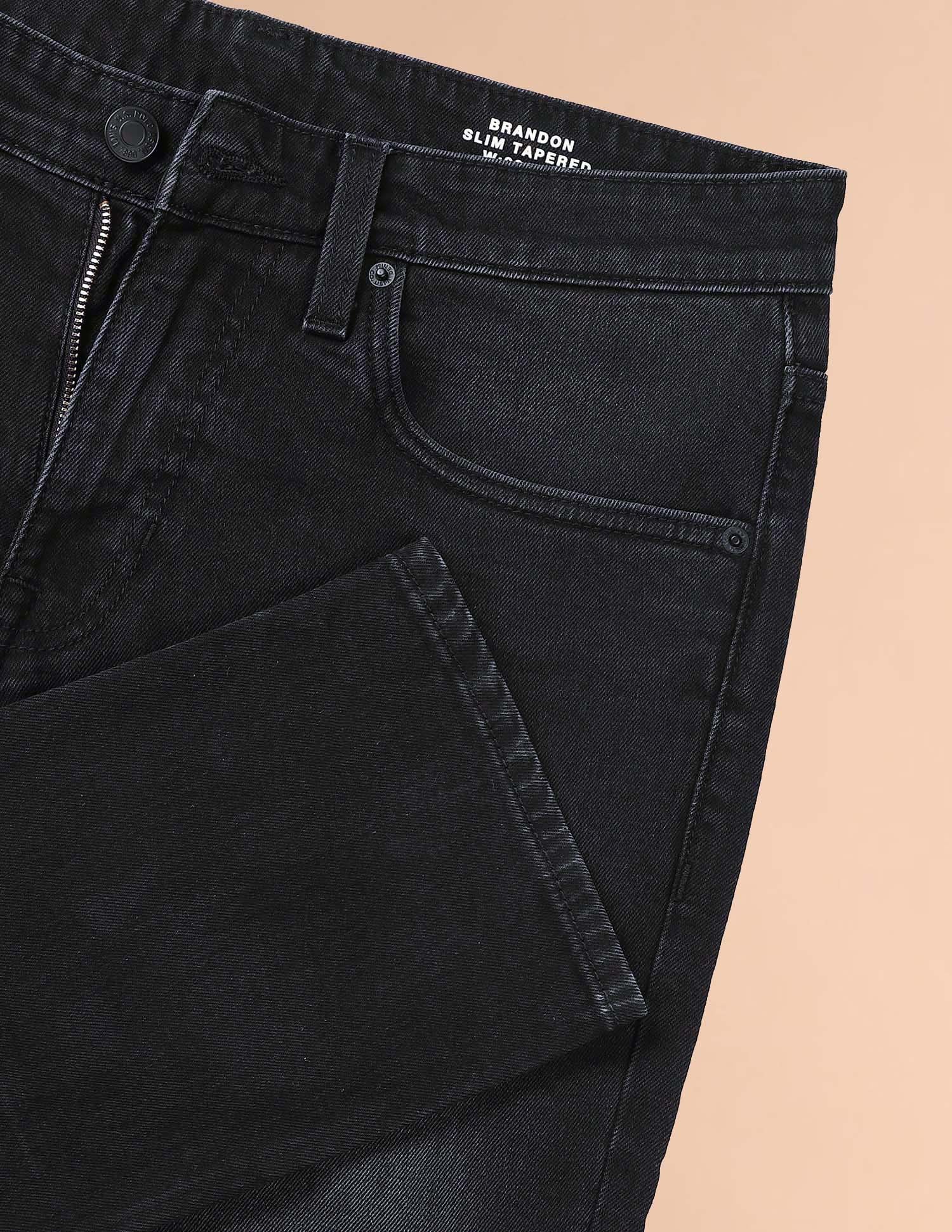 Brandon Slim Tapered Fit Grey Jeans - Image 2