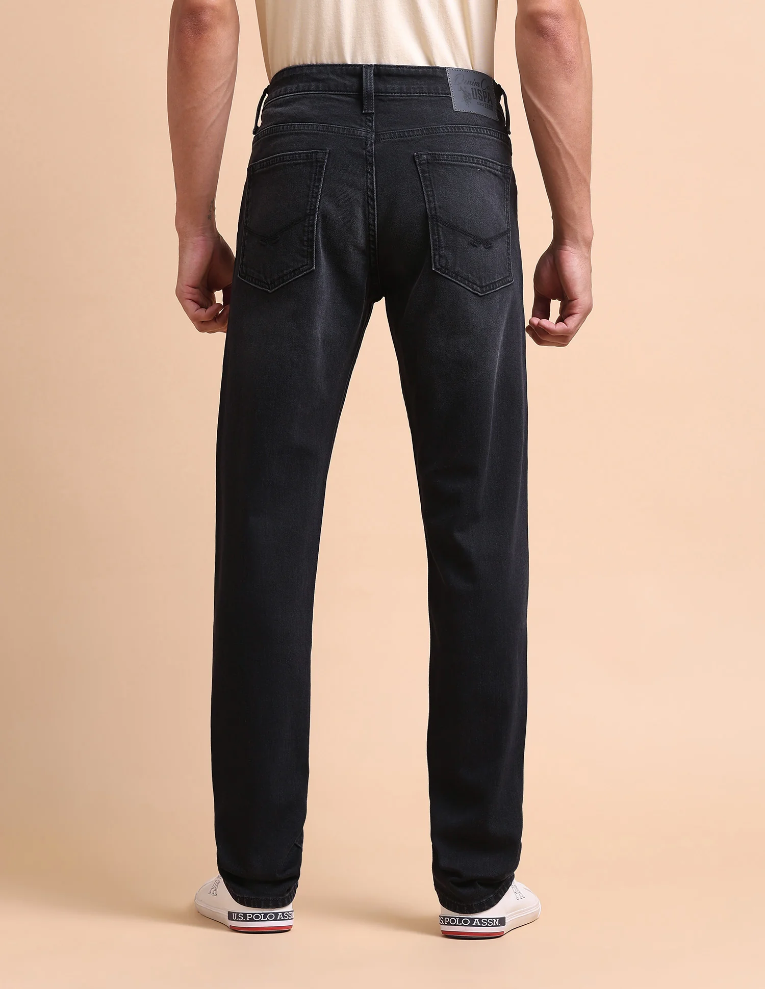 Brandon Slim Tapered Fit Grey Jeans - Image 5