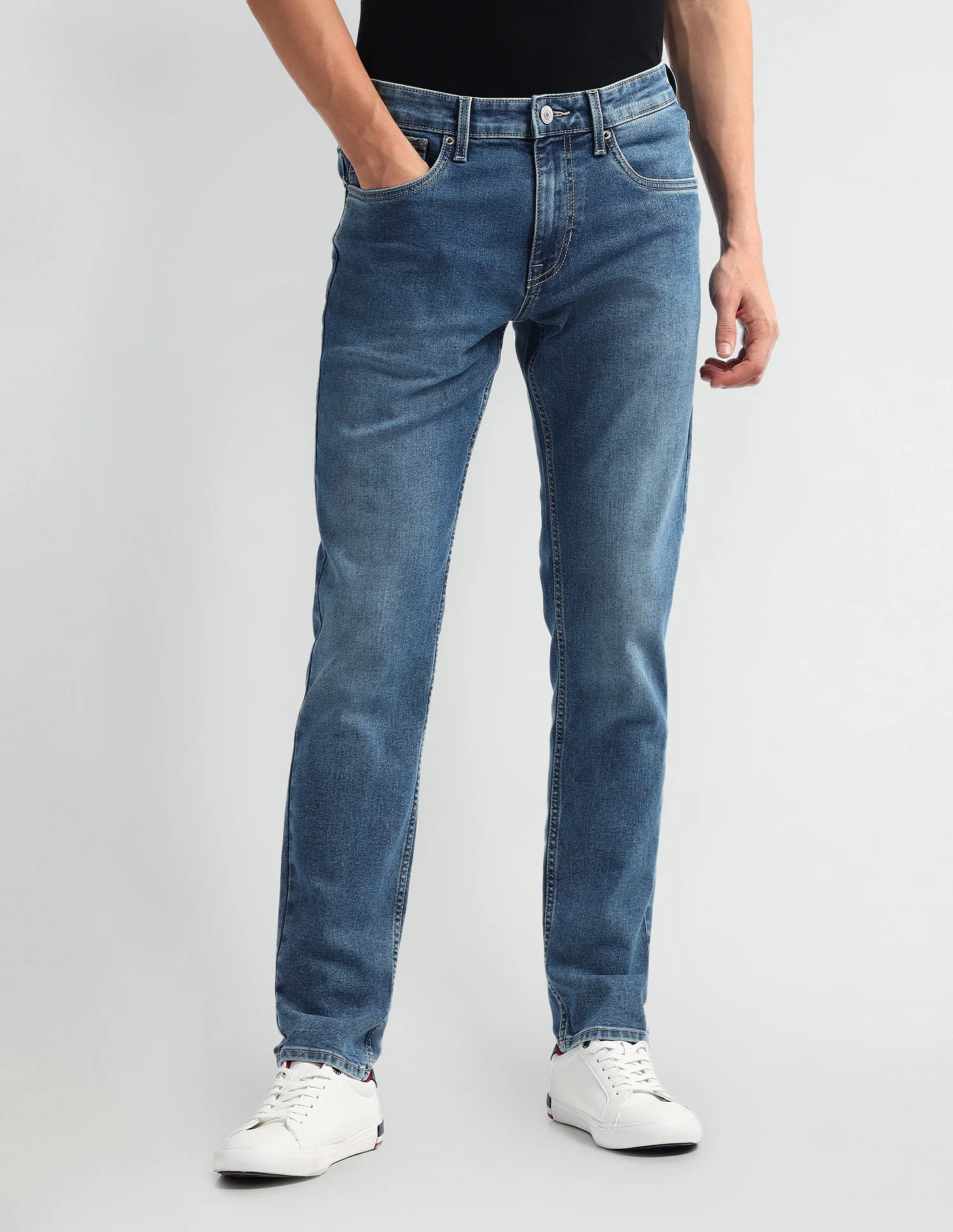 Brandon Slim Tapered Fit Light Wash Jeans