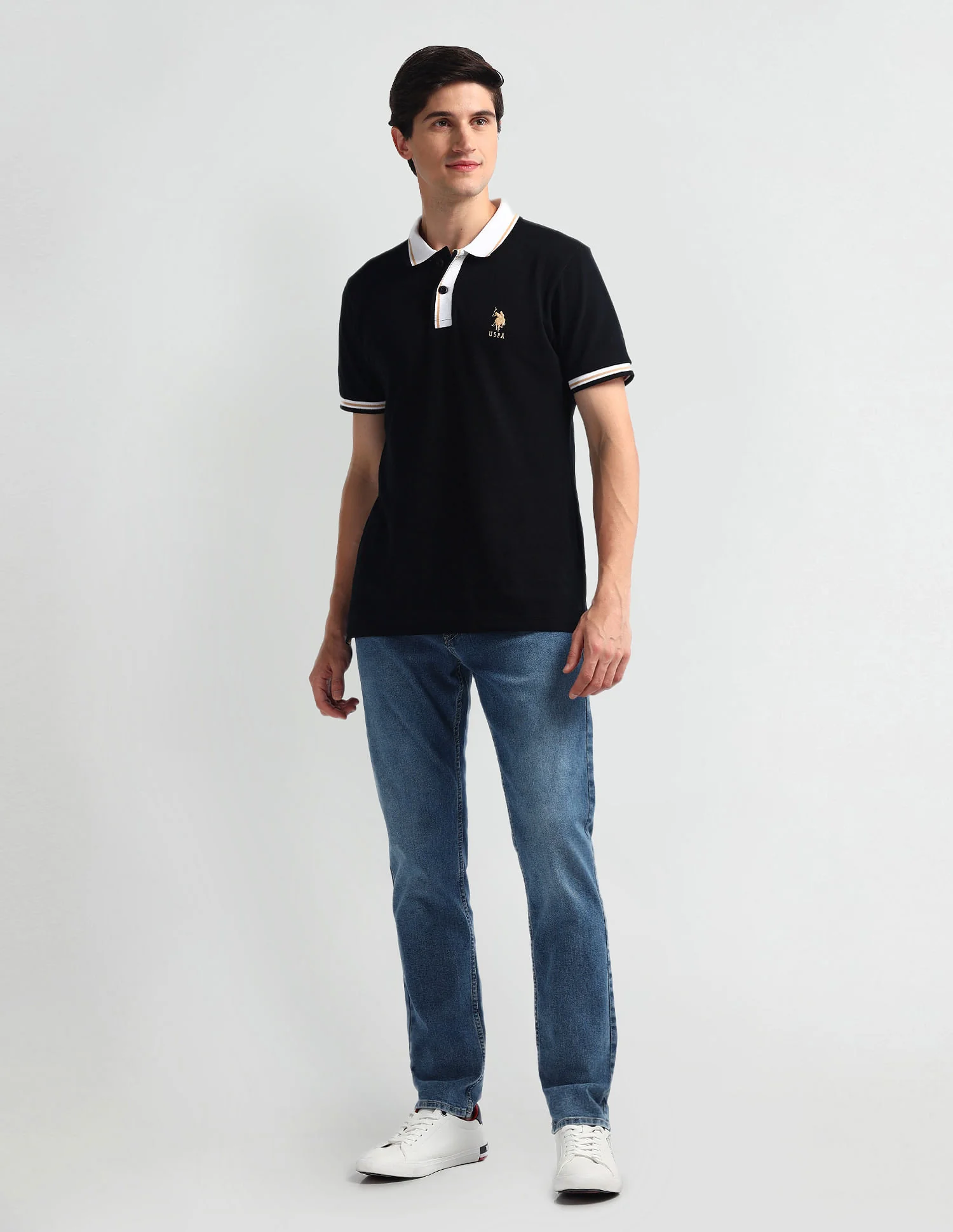 Brandon Slim Tapered Fit Light Wash Jeans - Image 3