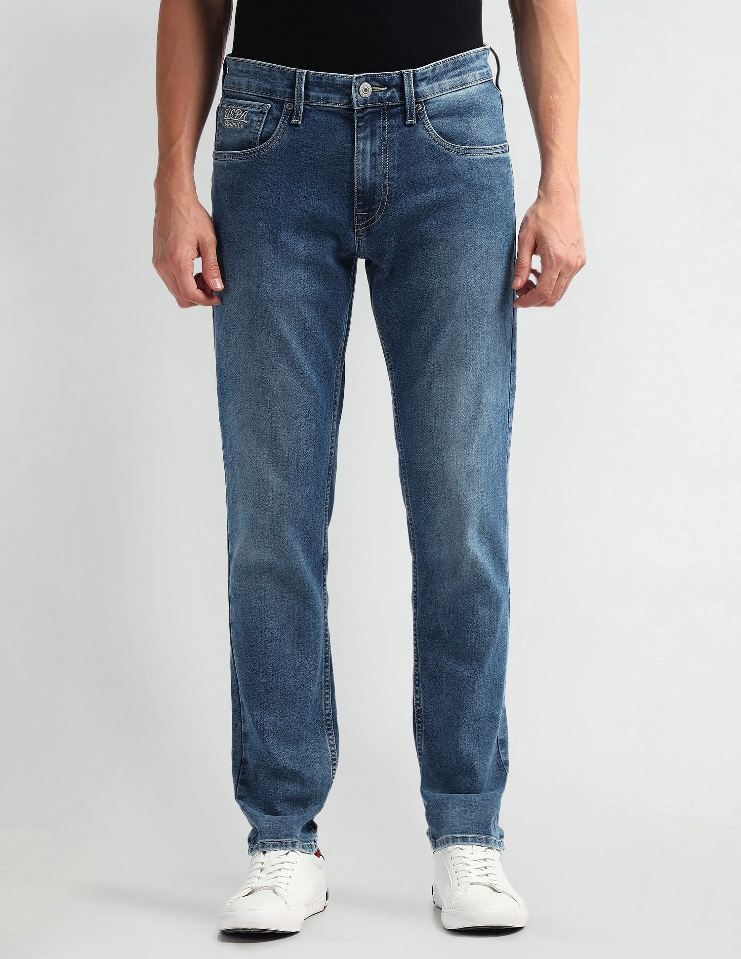 Brandon Slim Tapered Fit Light Wash Jeans - Image 6