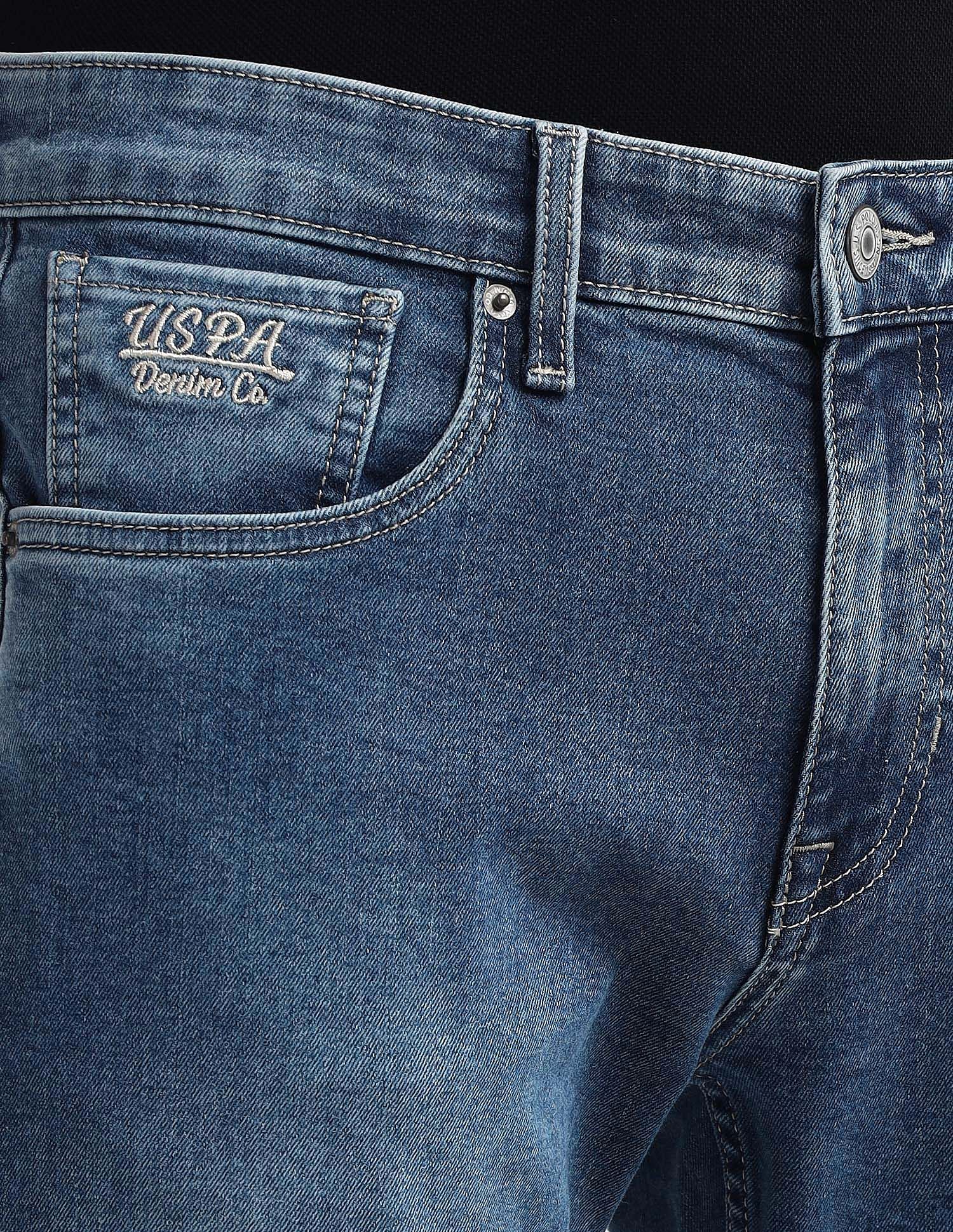 Brandon Slim Tapered Fit Light Wash Jeans - Image 8