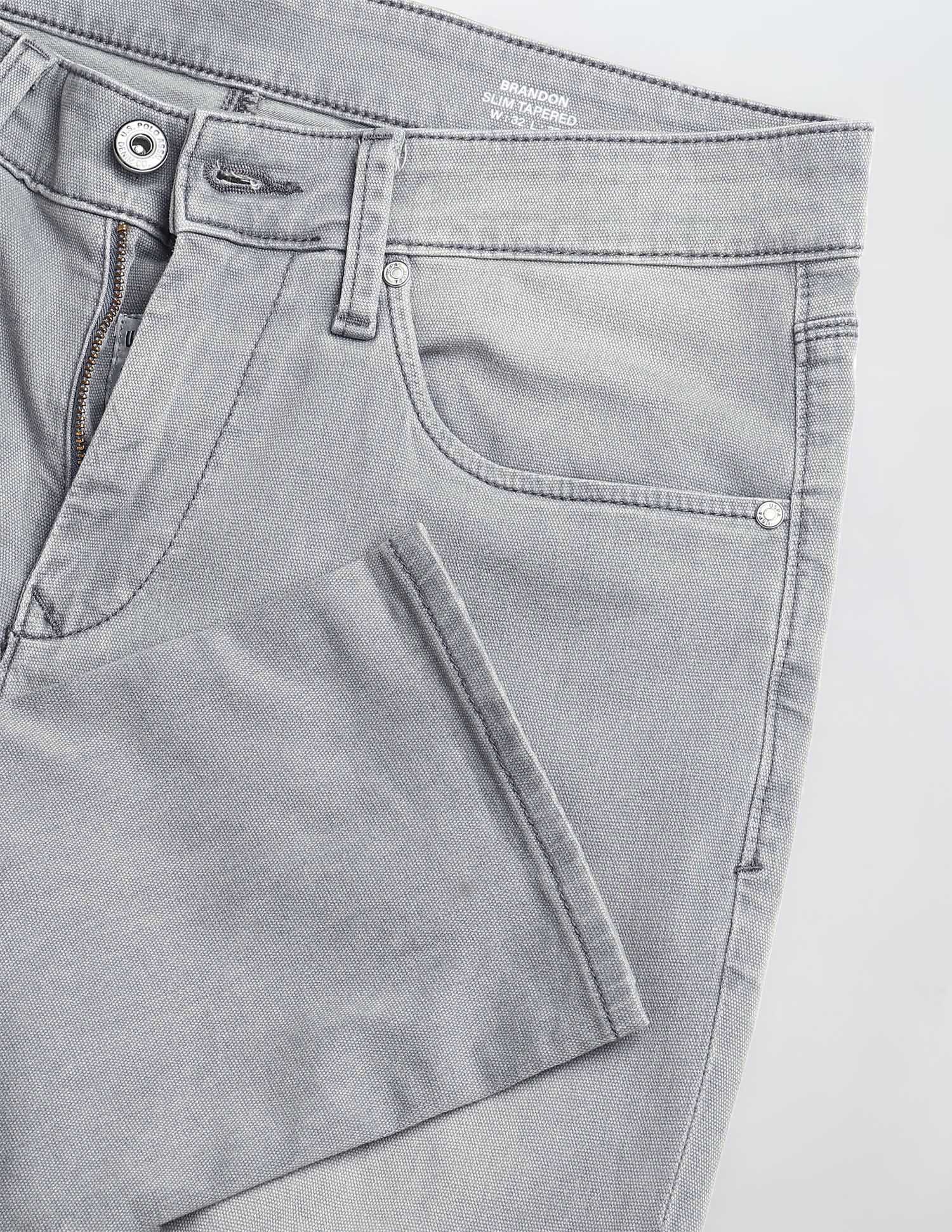 Brandon Slim Tapered Fit Light Washed Jeans - Image 2