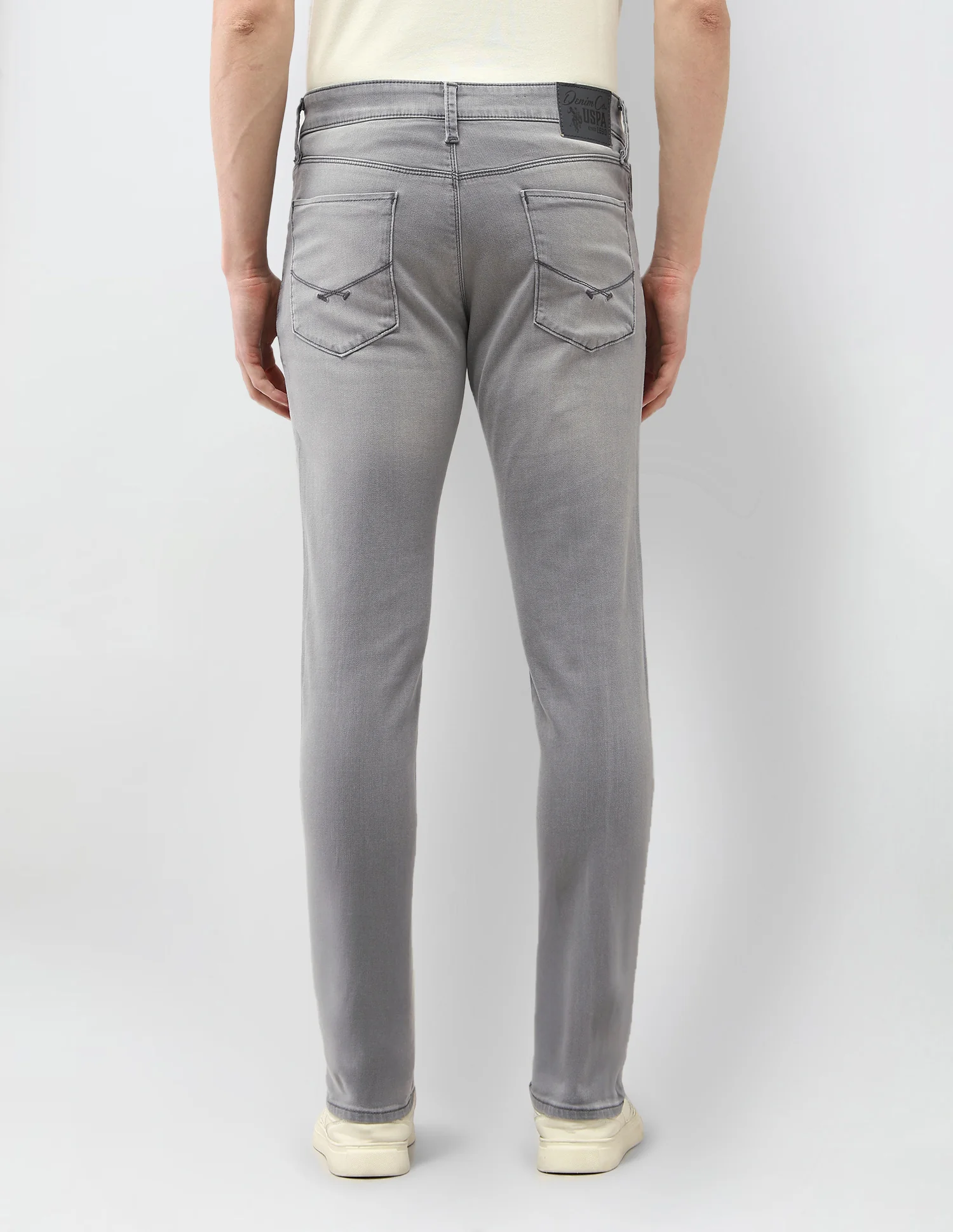 Brandon Slim Tapered Fit Light Washed Jeans - Image 5
