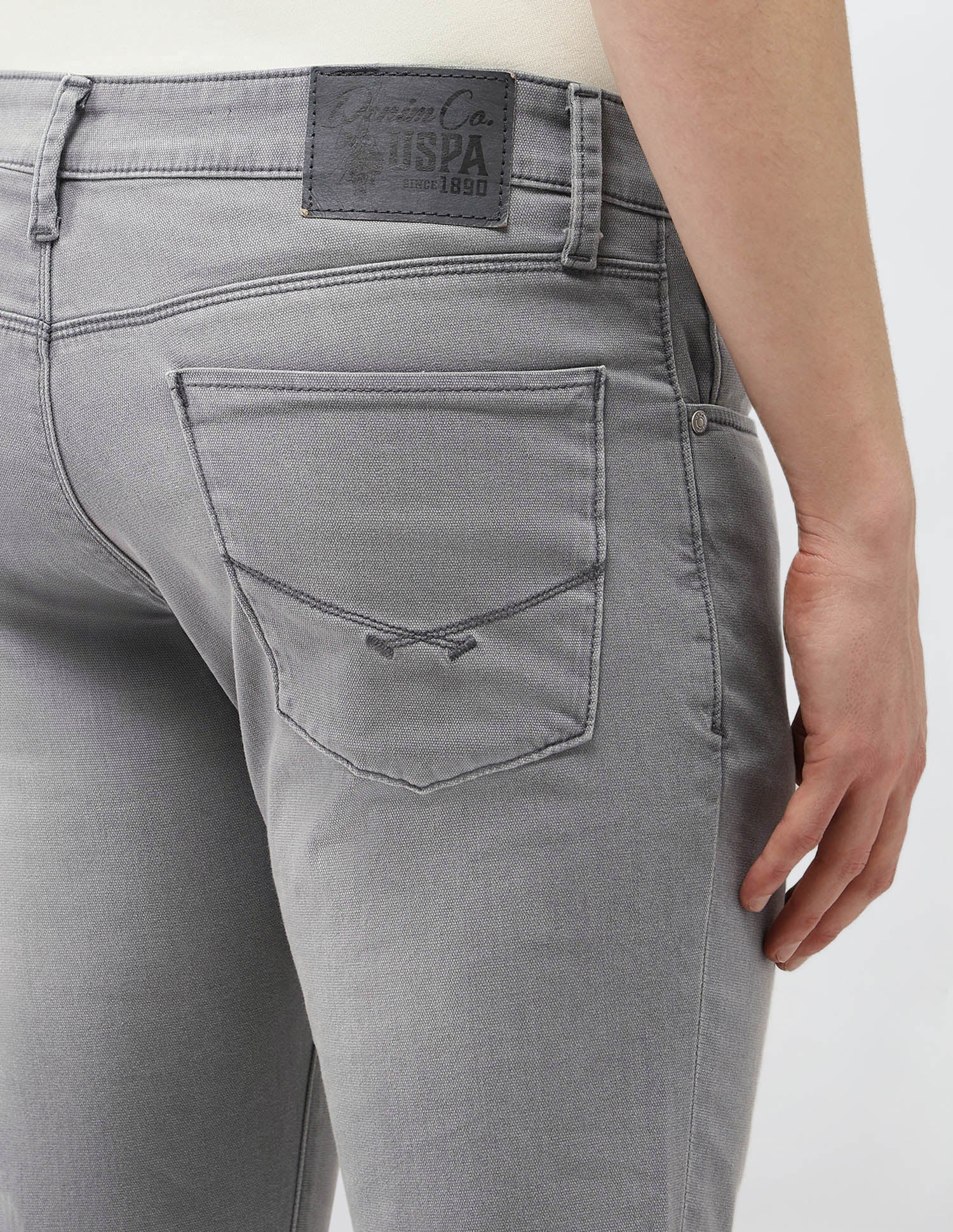 Brandon Slim Tapered Fit Light Washed Jeans - Image 8