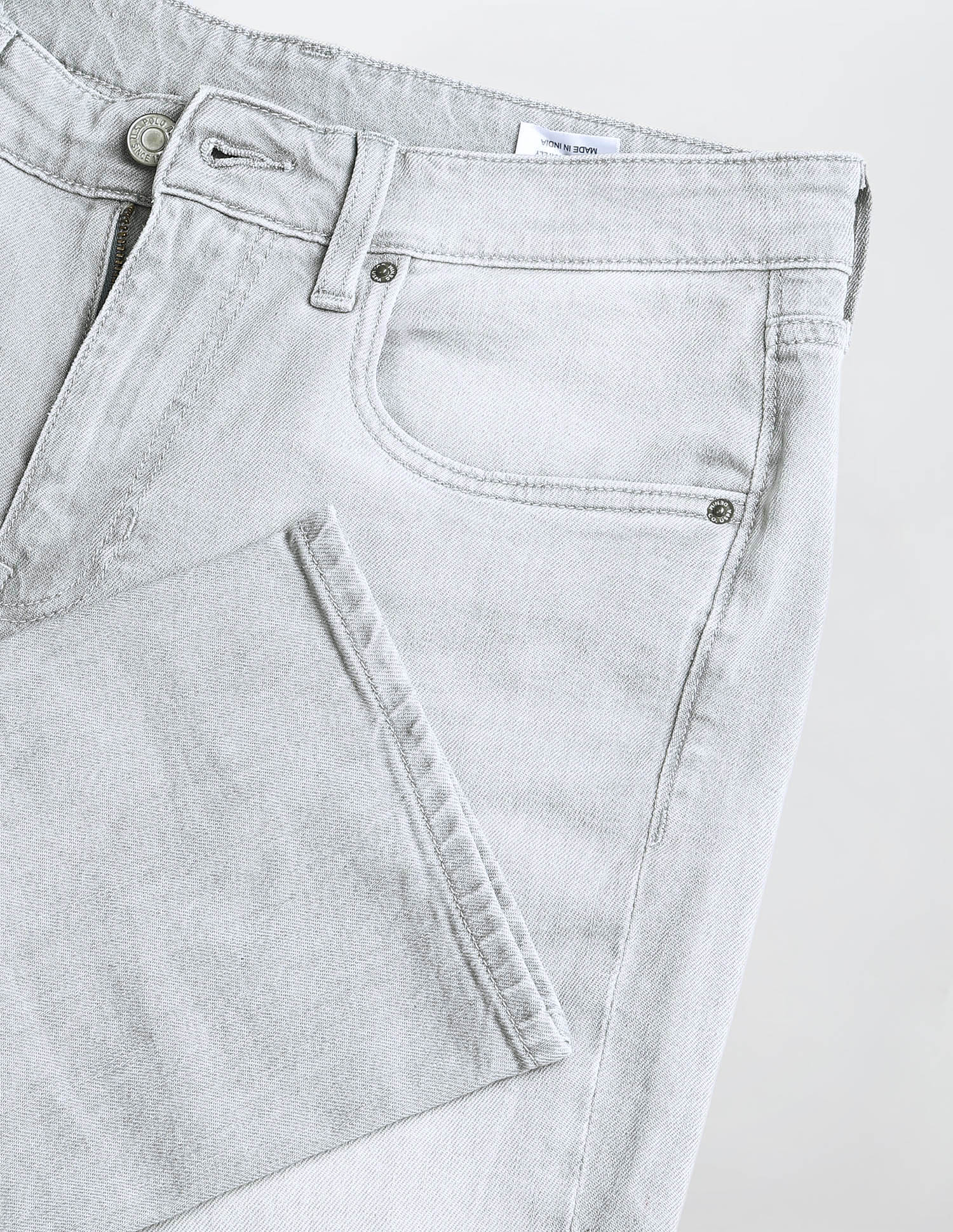 Brandon Slim Tapered Fit Light Washed Jeans - Image 2
