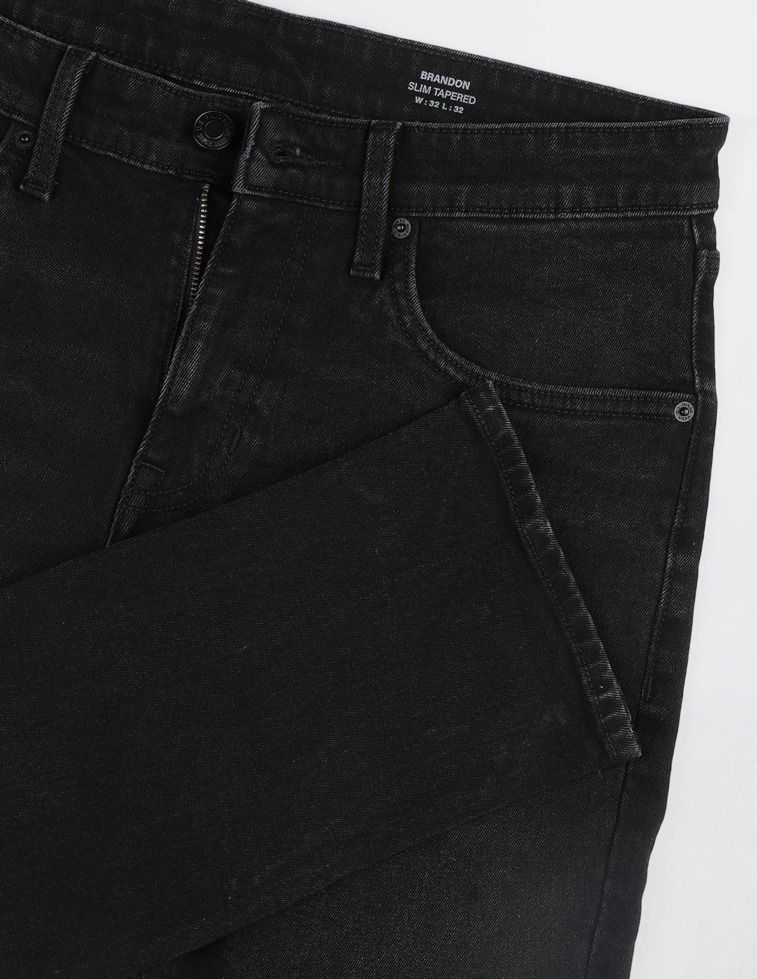 Brandon Slim Tapered Fit Mid Rise Jeans - Image 2