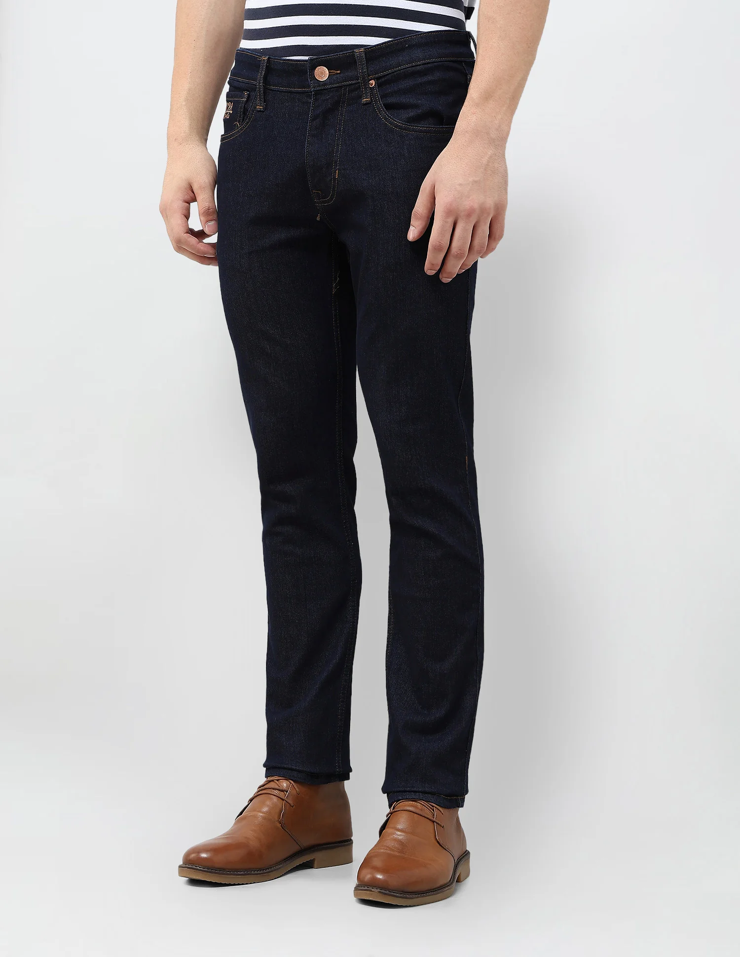 Brandon Slim Tapered Fit Mid Rise Jeans - Image 4