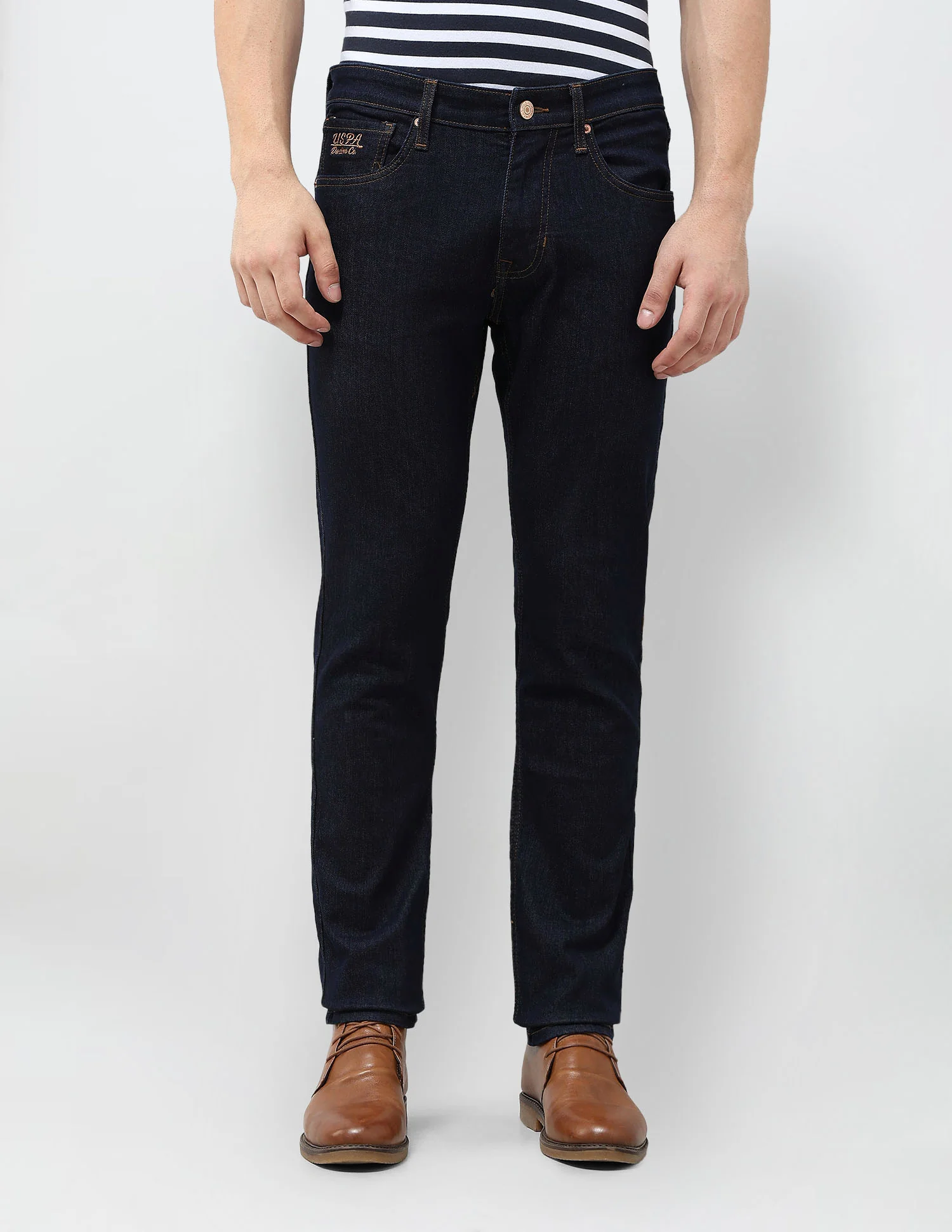 Brandon Slim Tapered Fit Mid Rise Jeans - Image 6