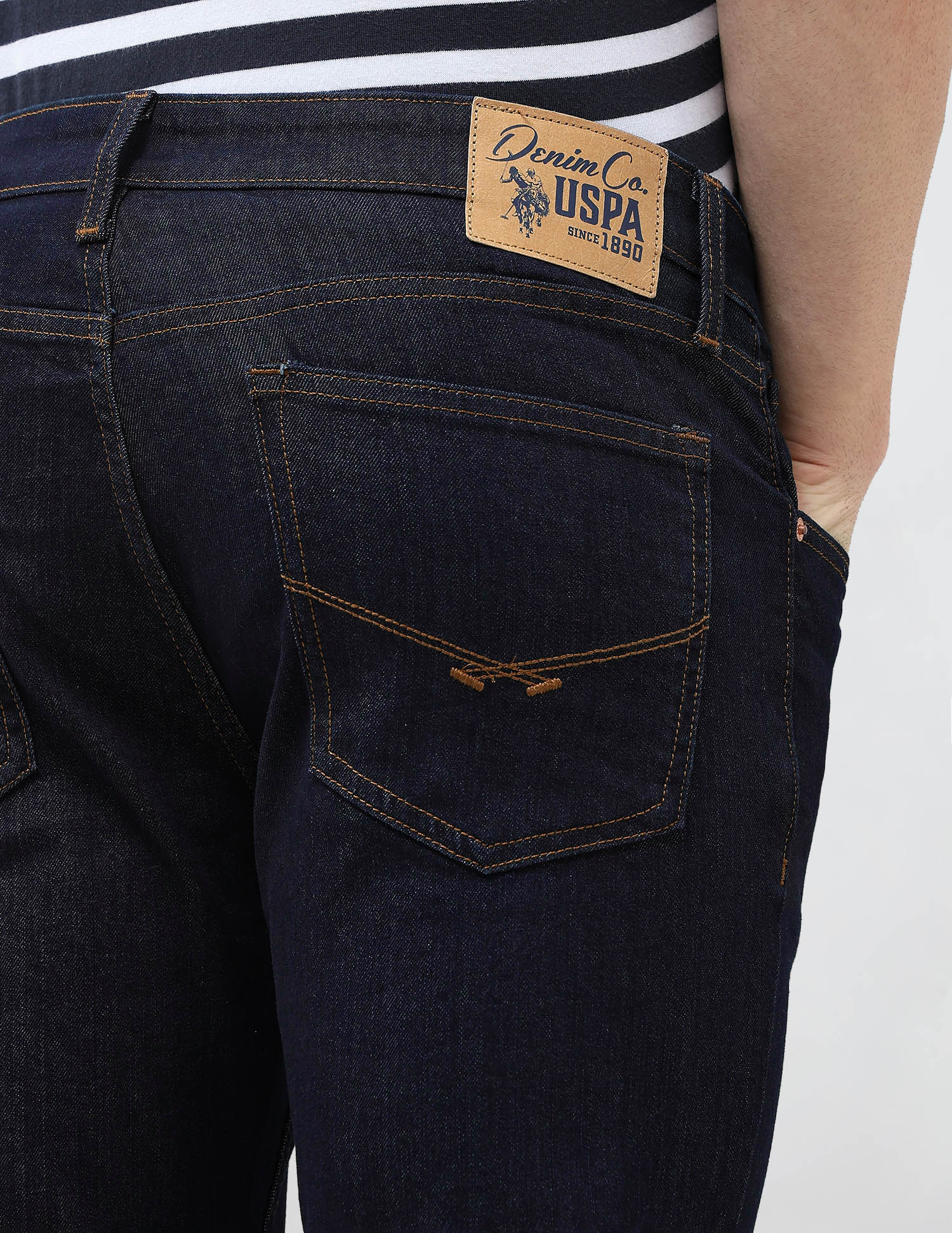 Brandon Slim Tapered Fit Mid Rise Jeans - Image 8