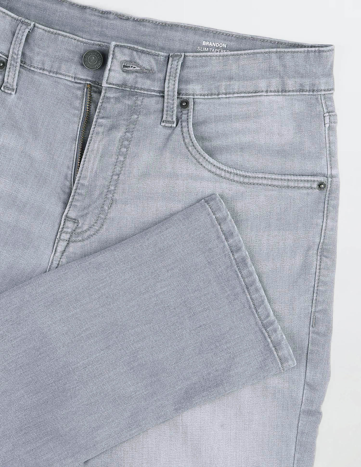 Brandon Slim Tapered Fit Mid Rise Jeans - Image 2