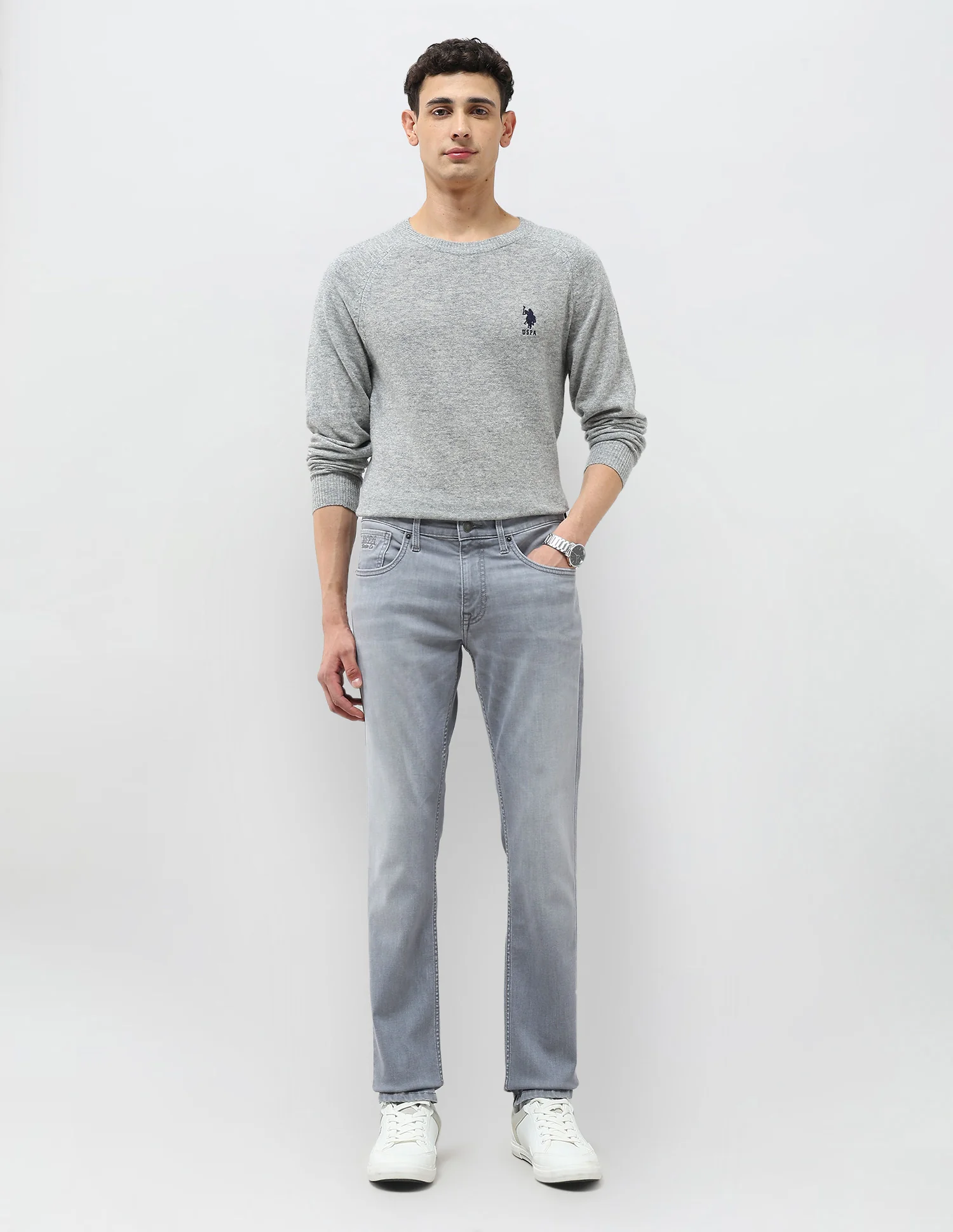 Brandon Slim Tapered Fit Mid Rise Jeans - Image 3