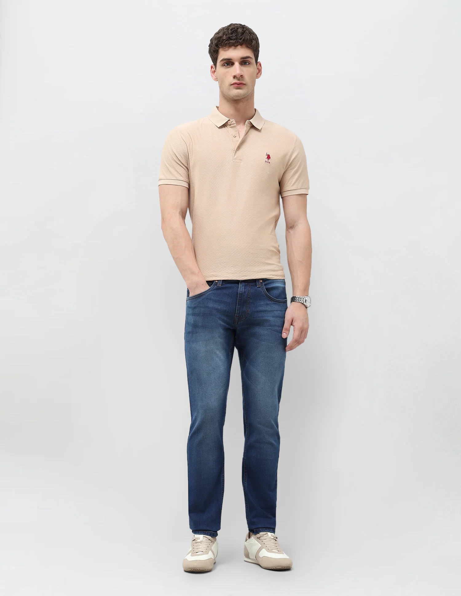 Brandon Slim Tapered Fit Mid Rise Jeans - Image 3