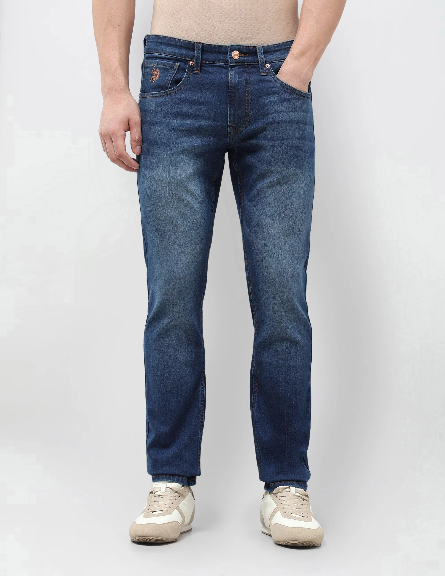 Brandon Slim Tapered Fit Mid Rise Jeans - Image 6