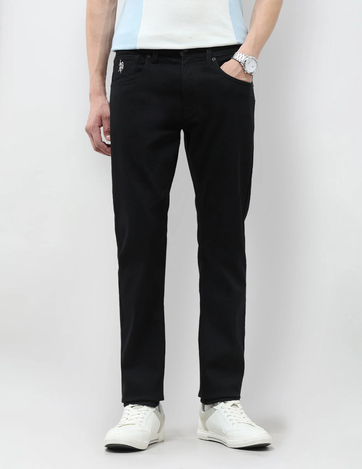 Brandon Slim Tapered Fit Mid Rise Jeans