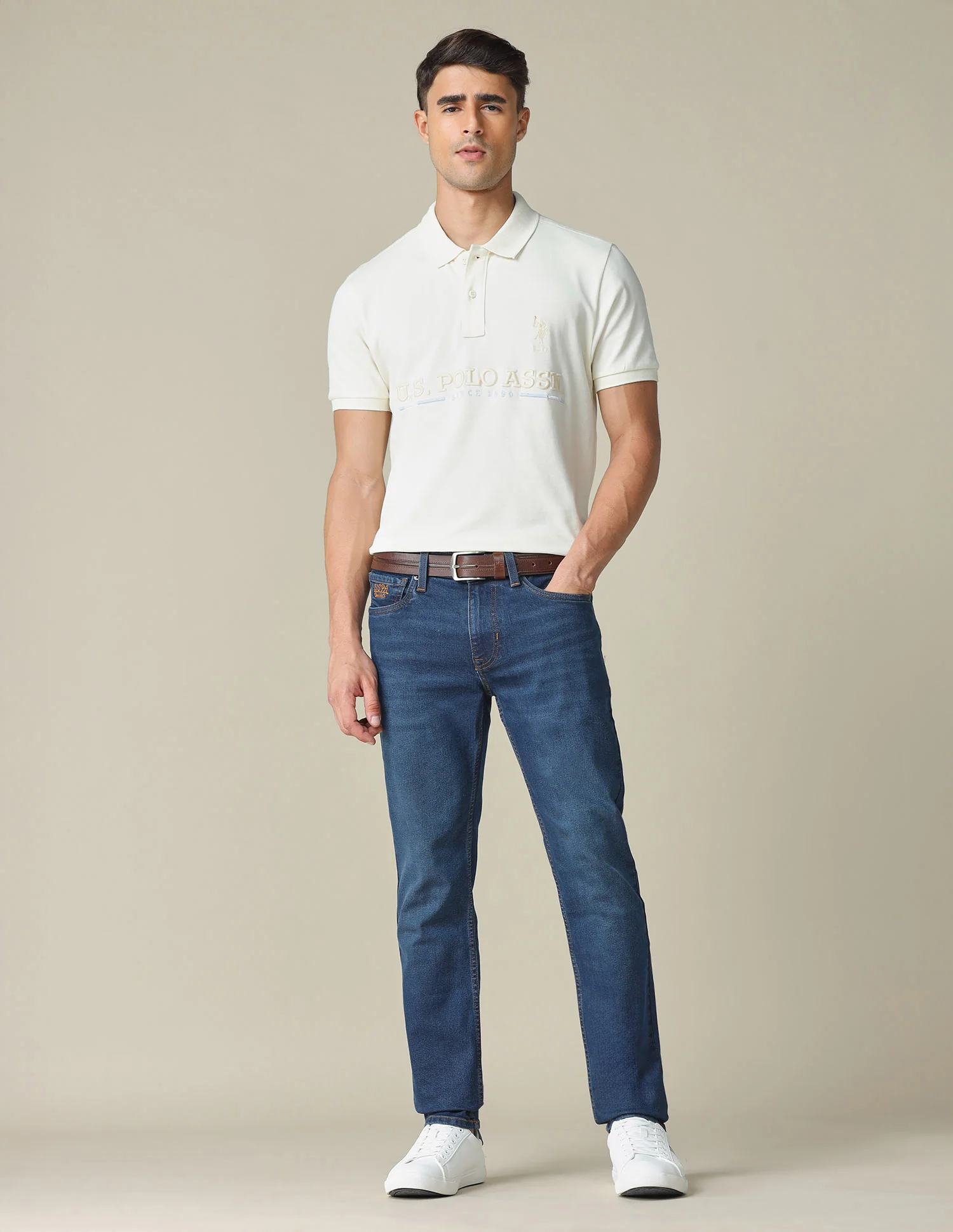 Brandon Slim Tapered Fit Mid Rise Jeans - Image 3