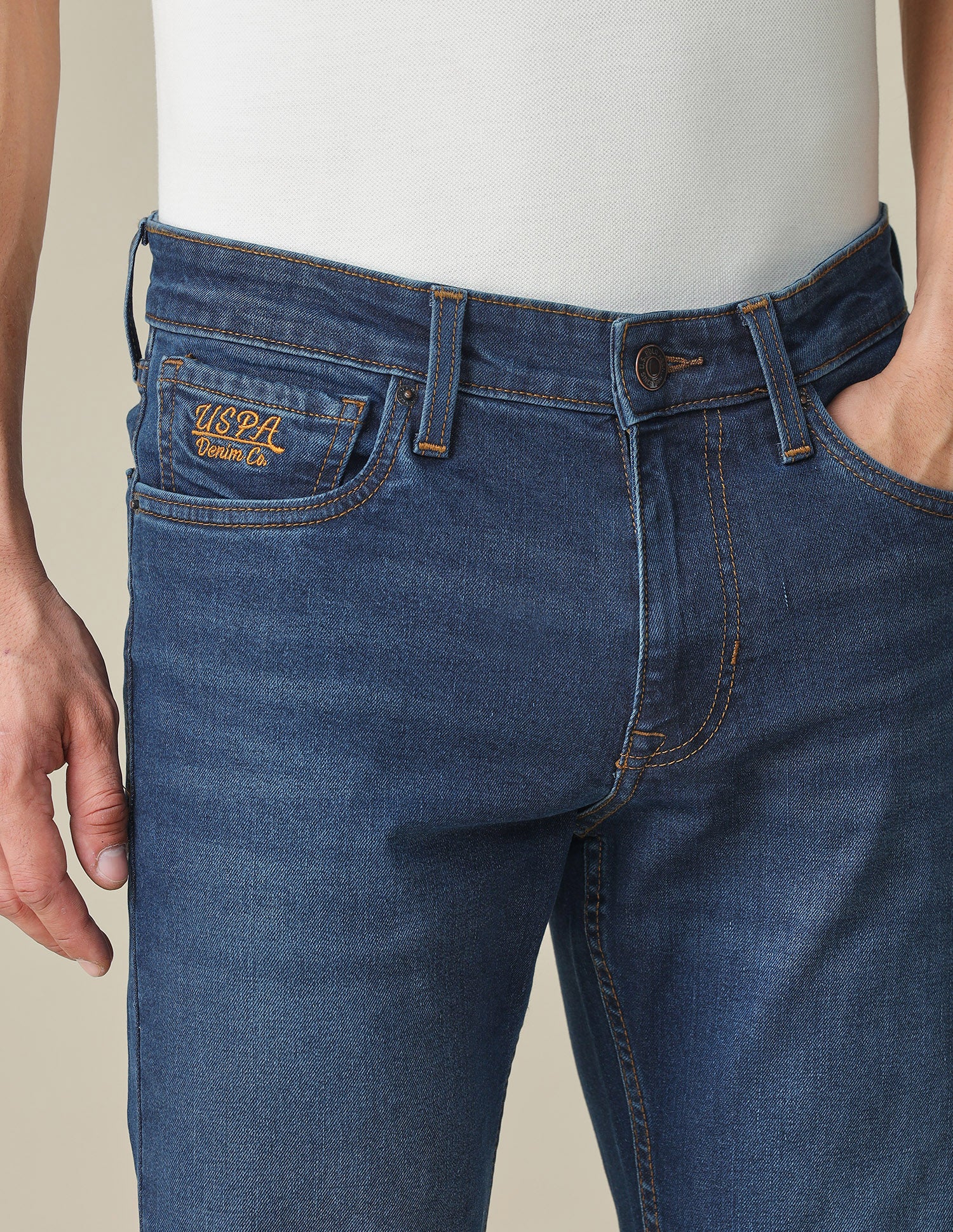 Brandon Slim Tapered Fit Mid Rise Jeans - Image 7