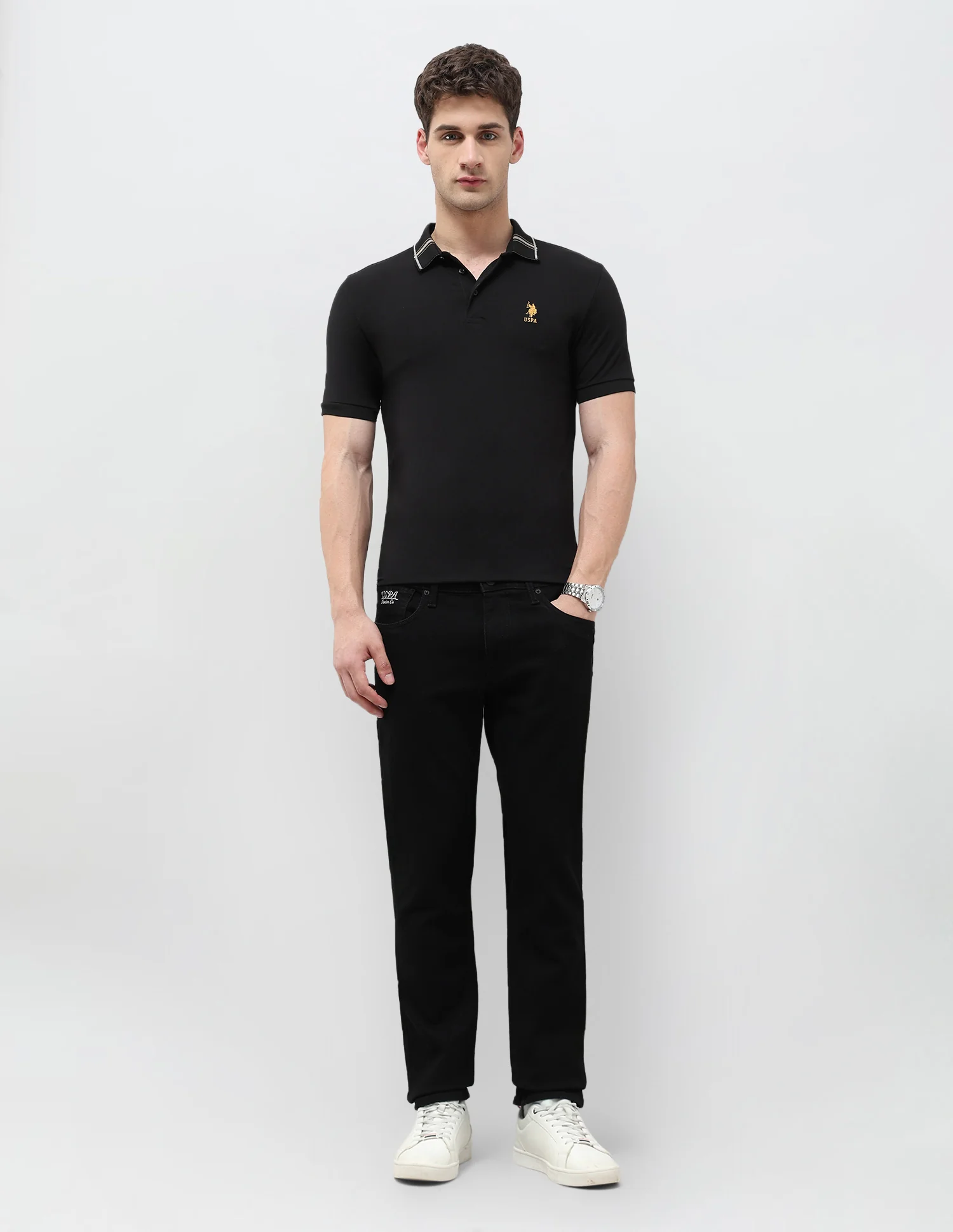 Brandon Slim Tapered Fit Mid Rise Jeans - Image 3