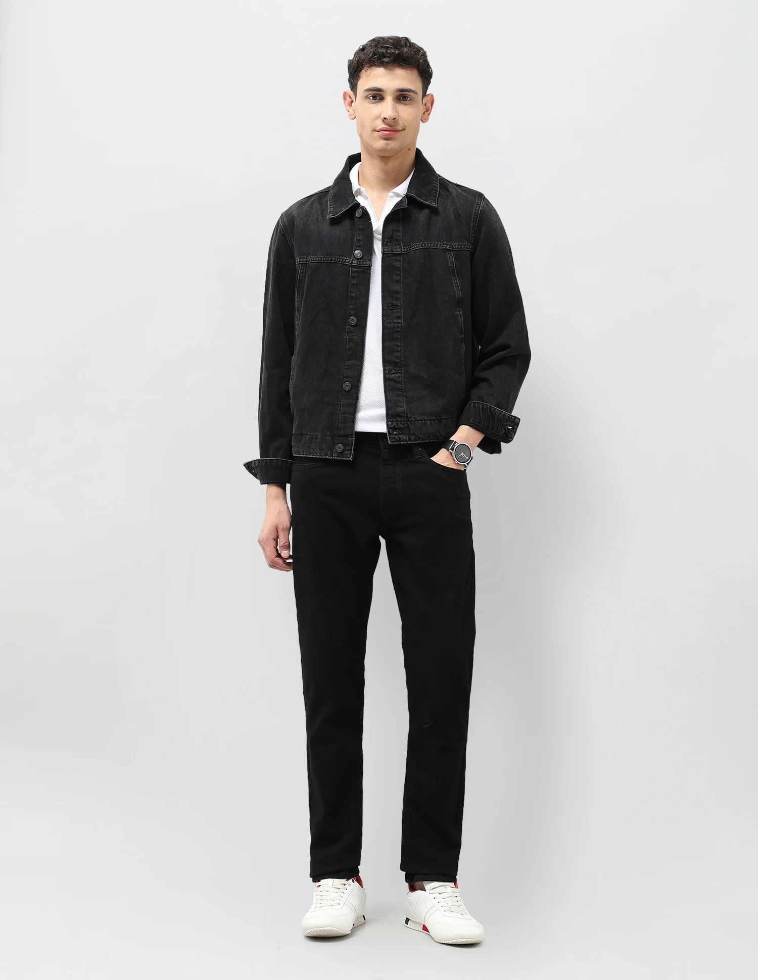 Brandon Slim Tapered Fit Mid Rise Jeans - Image 3