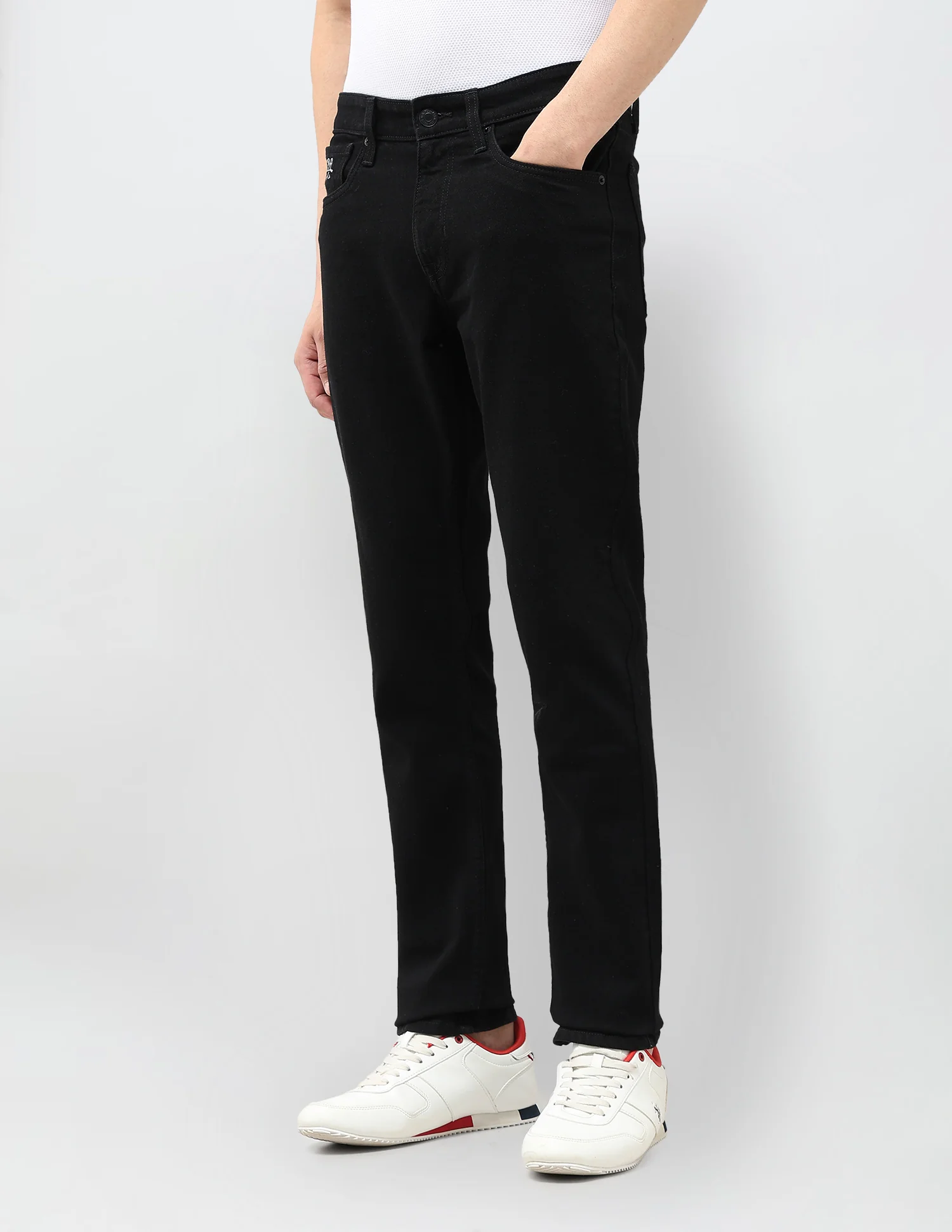 Brandon Slim Tapered Fit Mid Rise Jeans - Image 4