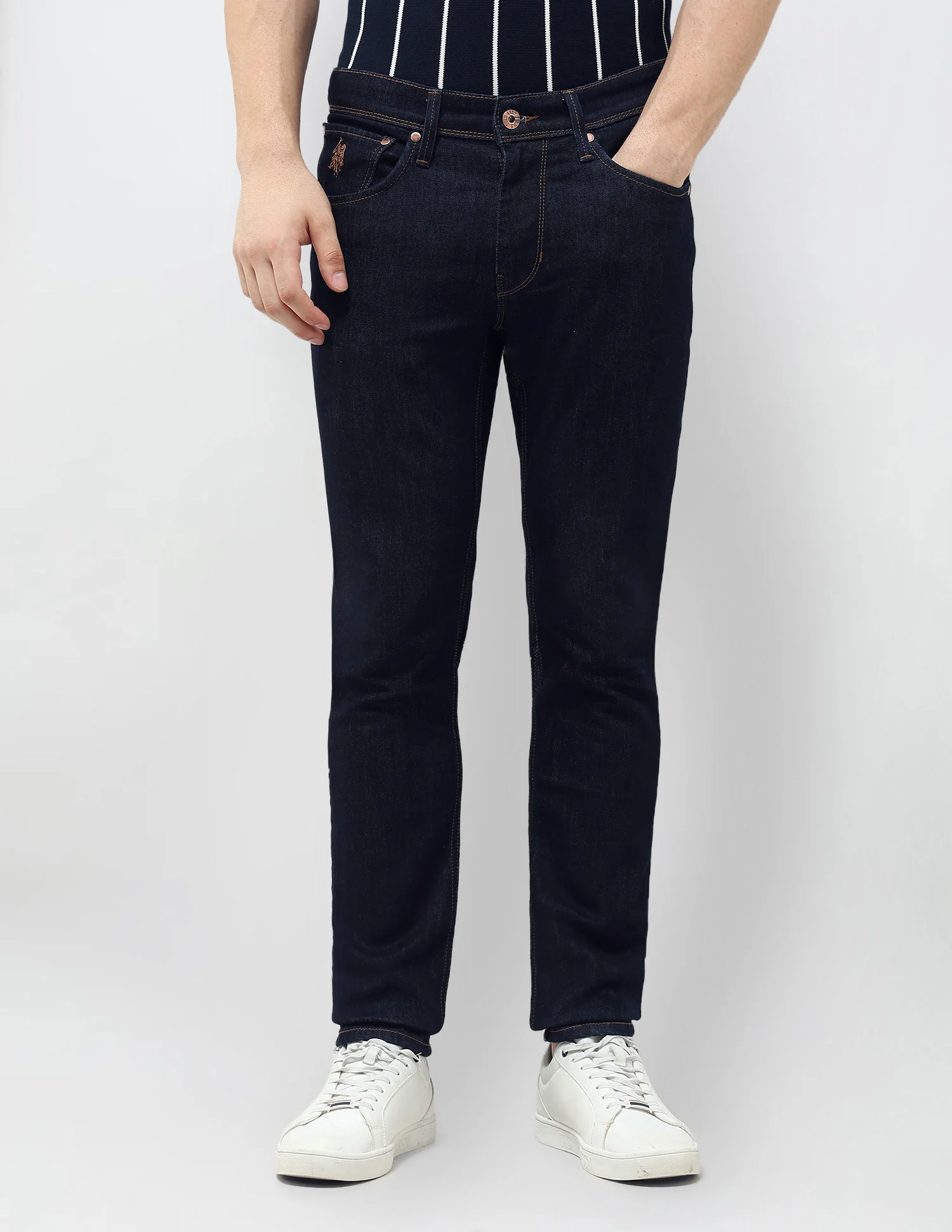 Brandon Slim Tapered Fit Mid Rise Jeans - Image 6