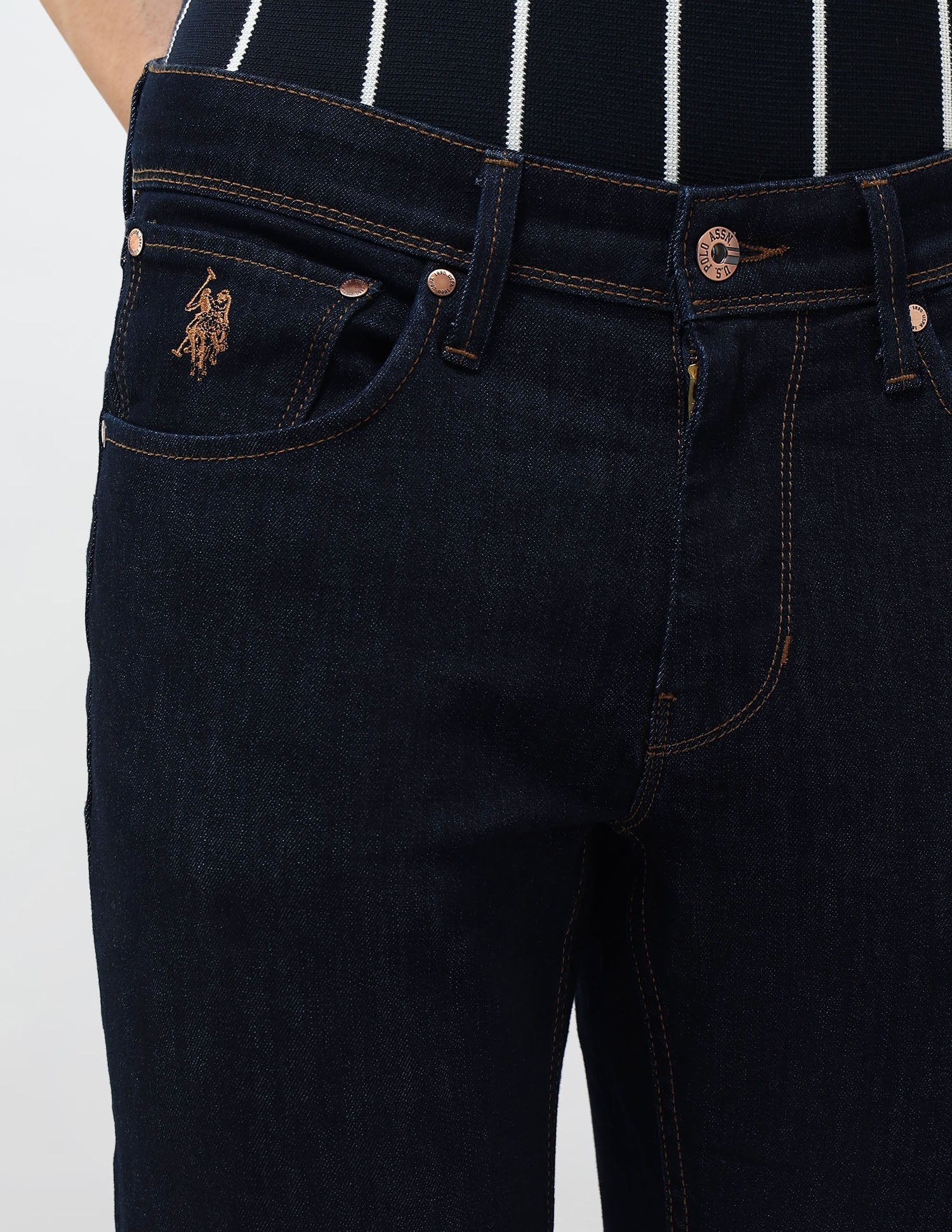 Brandon Slim Tapered Fit Mid Rise Jeans - Image 7
