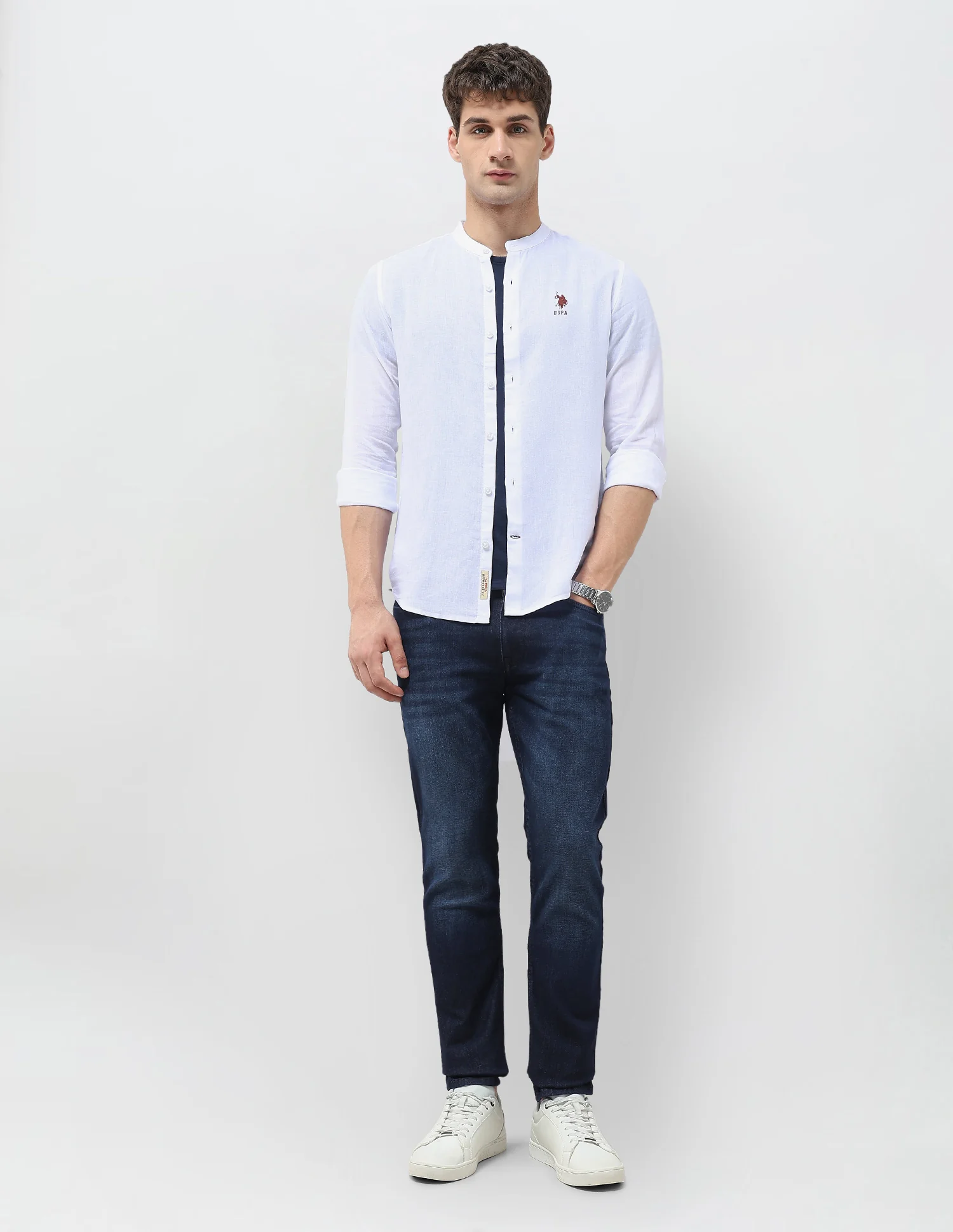 Brandon Slim Tapered Fit Mid Rise Jeans - Image 3